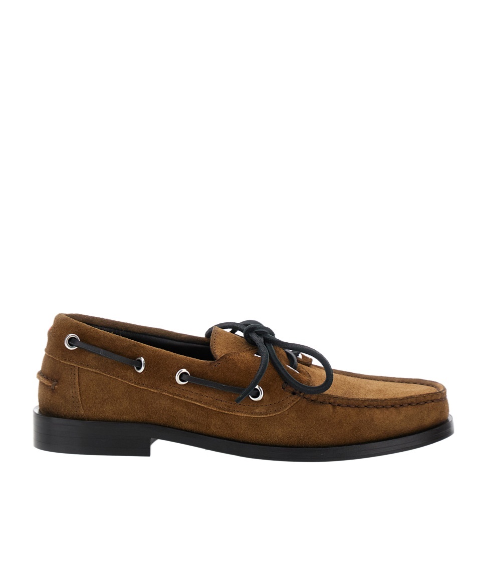 Aeyde Harris Cow Suede Leather Tobacco Loafers Tobacco In Brown