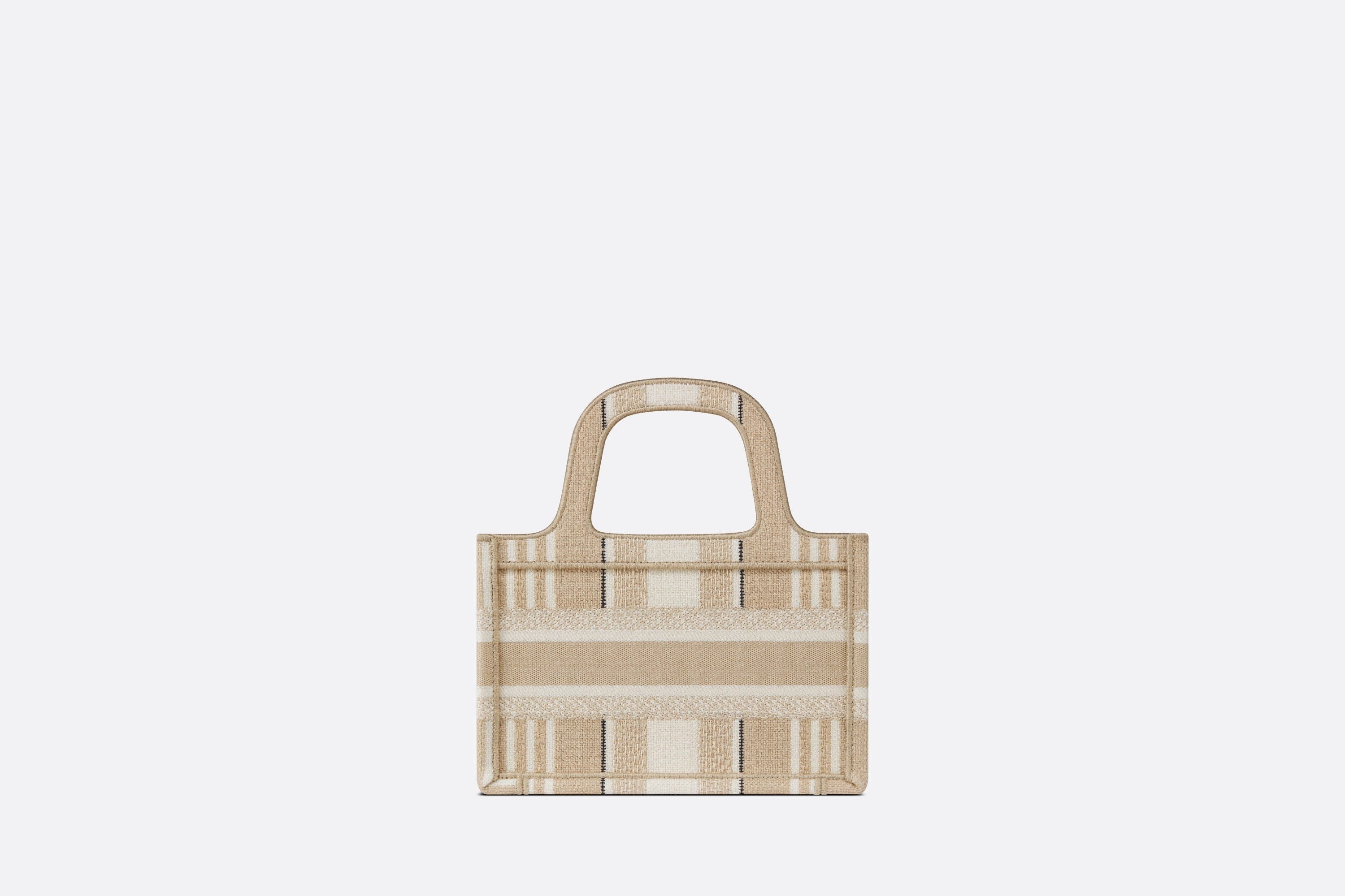 Dior Mini Logo Handbag In Nude