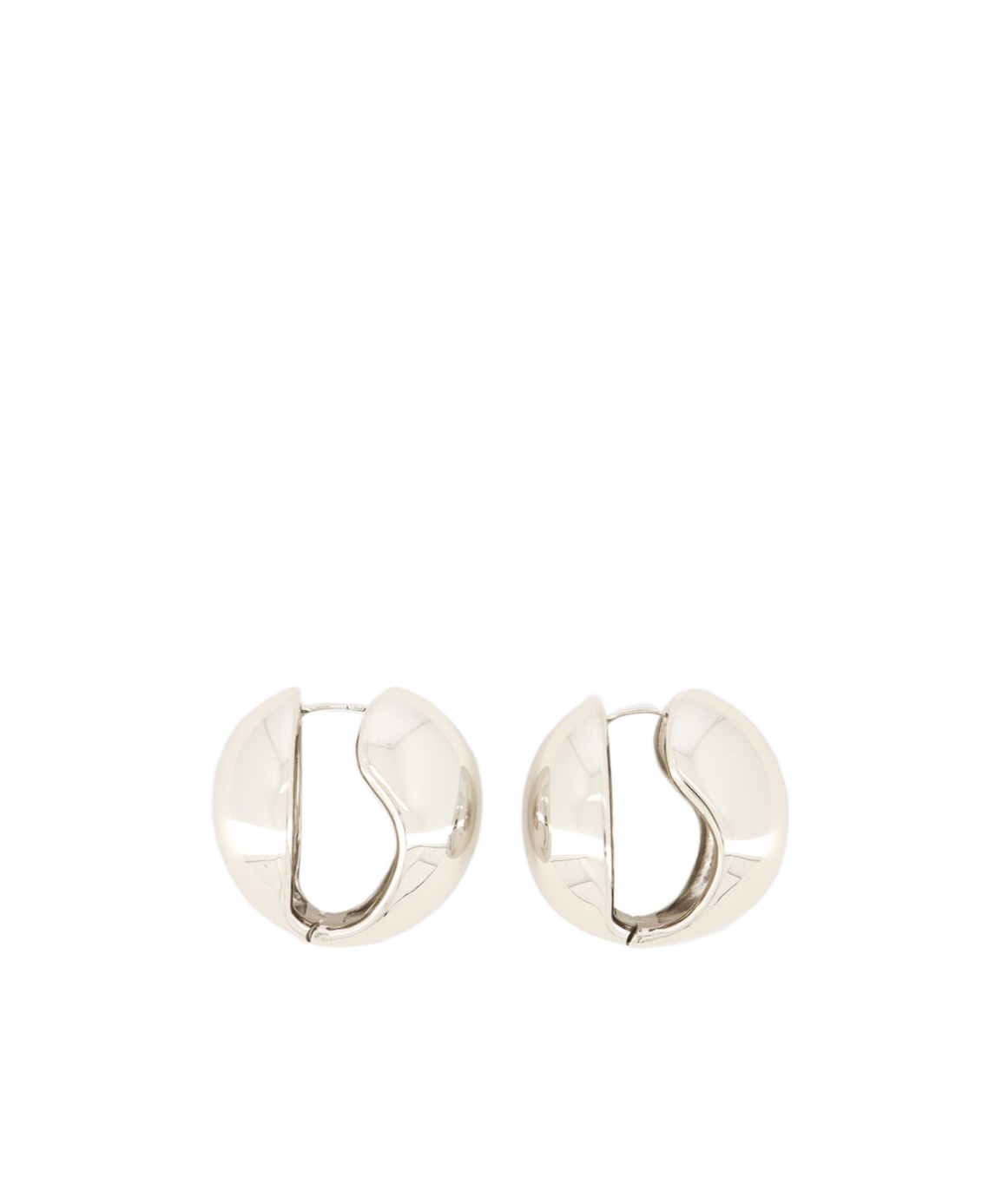 COPERNI COPERNI XL LOGO CREOLE EARRINGS