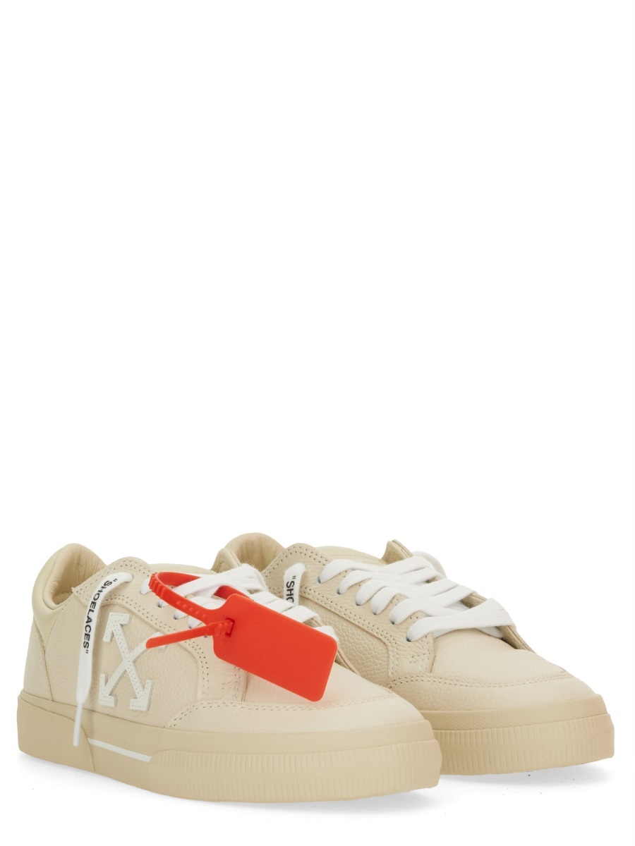 Off-white "low Vulcanized" Sneaker In Brown