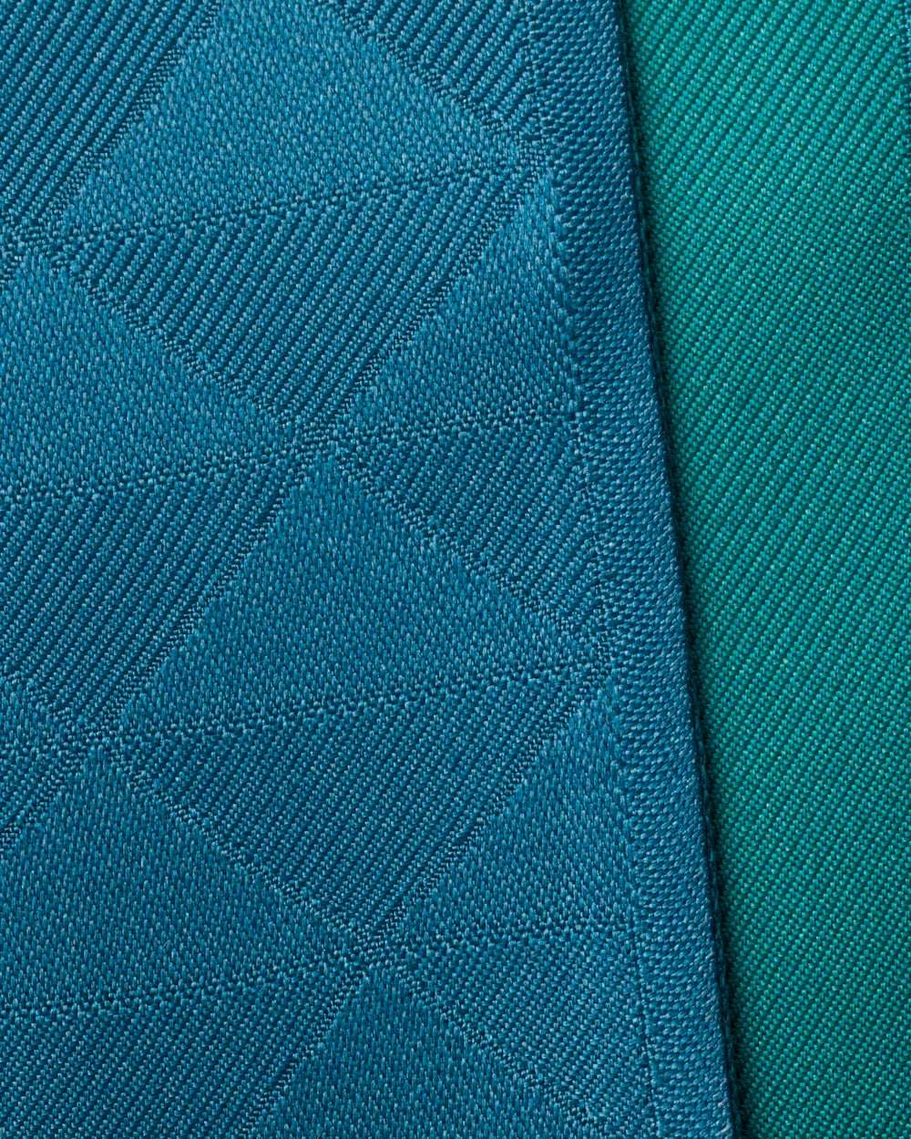 Prada Pointed Silk Scarf In Blue