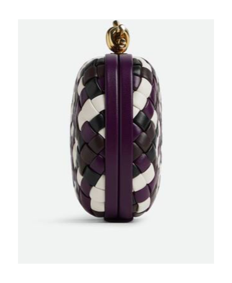 Bottega Veneta Minaudi È Re Woven Mini Bag In Black