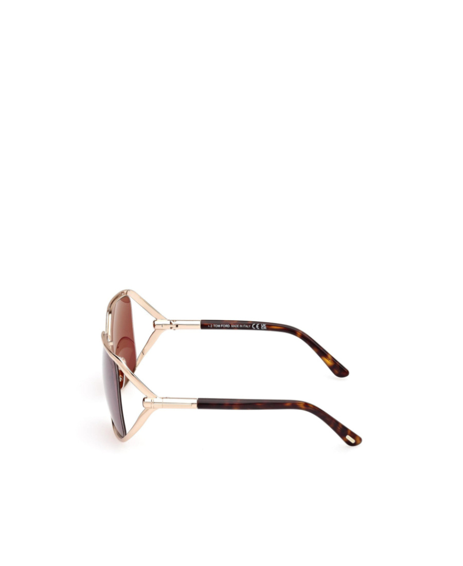 Tom Ford Raphaela Mixed-media Butterfly Sunglasses In Purple