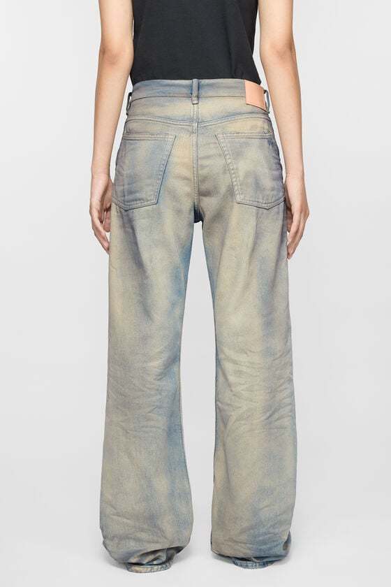 Acne Studios Loose Fit Jeans 2021f In Gray