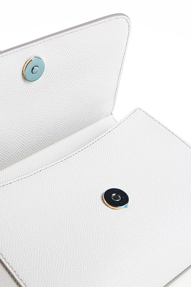 Shop Dolce & Gabbana Sicily Small Shoulder Bag In White