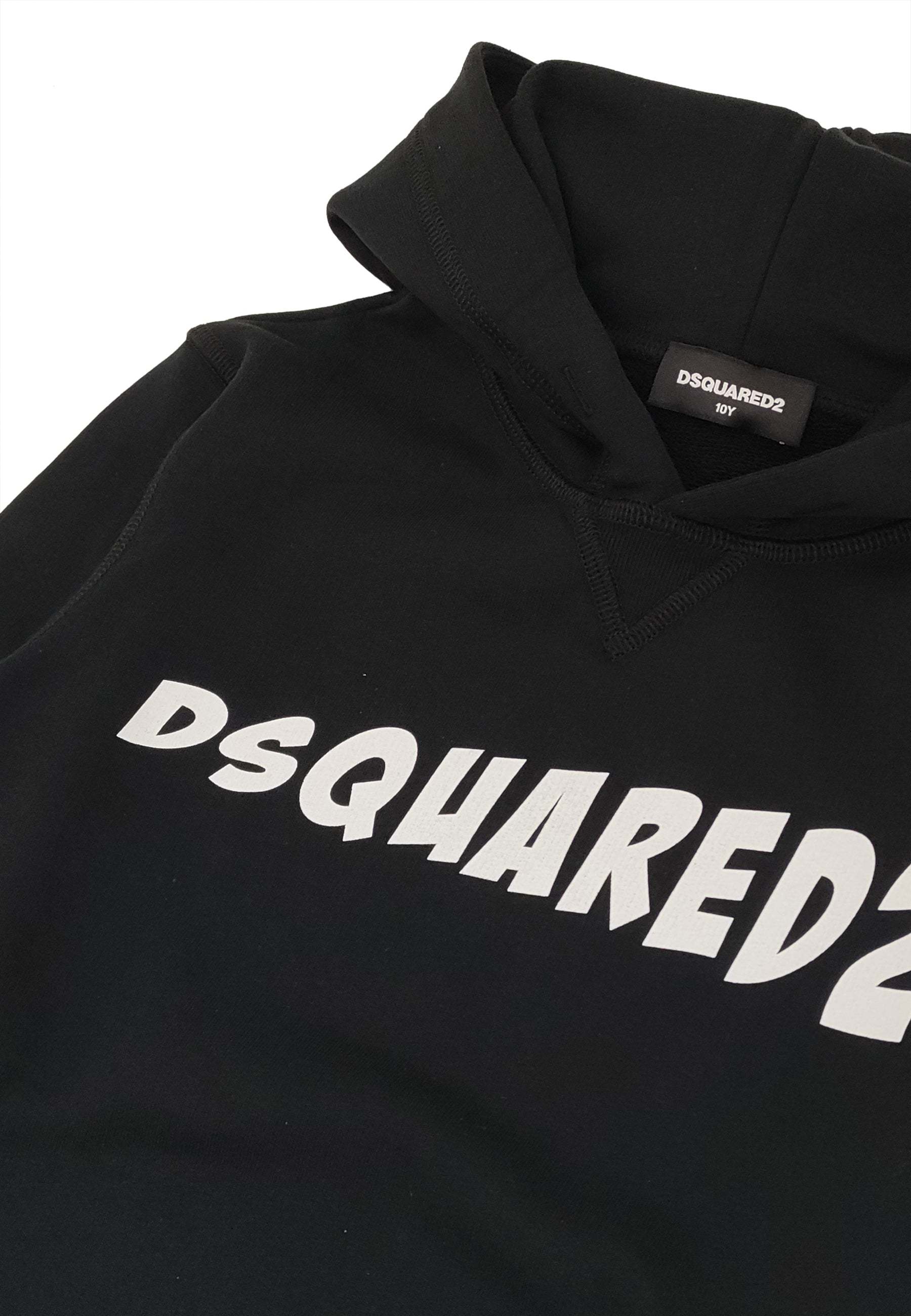 Dsquared2 Logo Pattern Sweater In Black