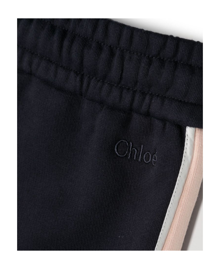 Chloé Pull Rope And Stretch Waist Sweatpants In Black