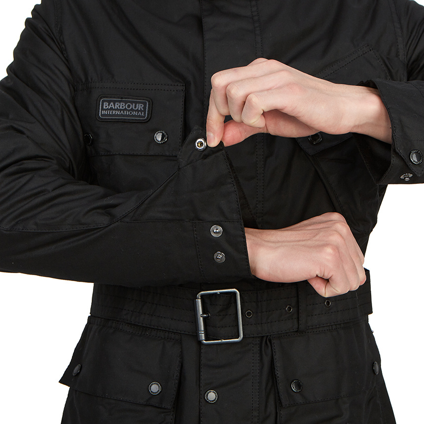 Shop Barbour Winter Sl International Jacket In Black