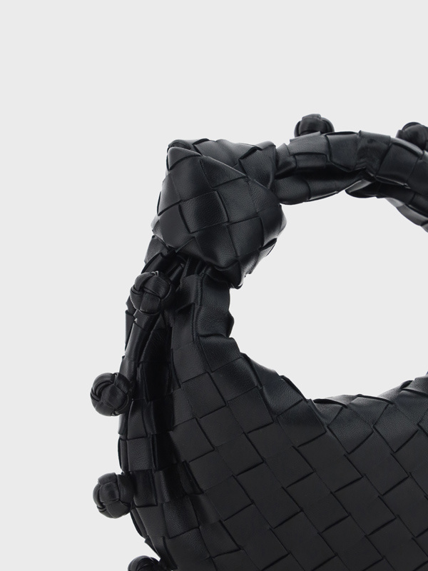 Shop Bottega Veneta Mini Jodie In Black