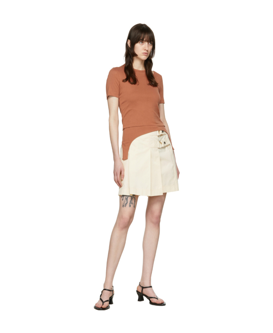 Helmut Lang Ssense Exclusive Brown T-shirt In Nude