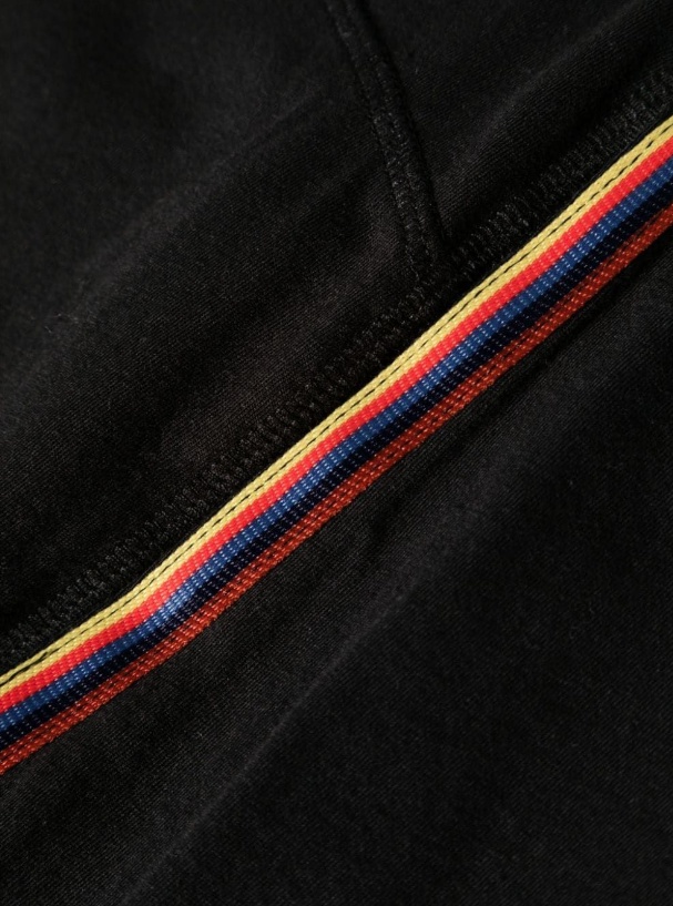 Shop Paul Smith Logo-patch Jersey Shorts In Black