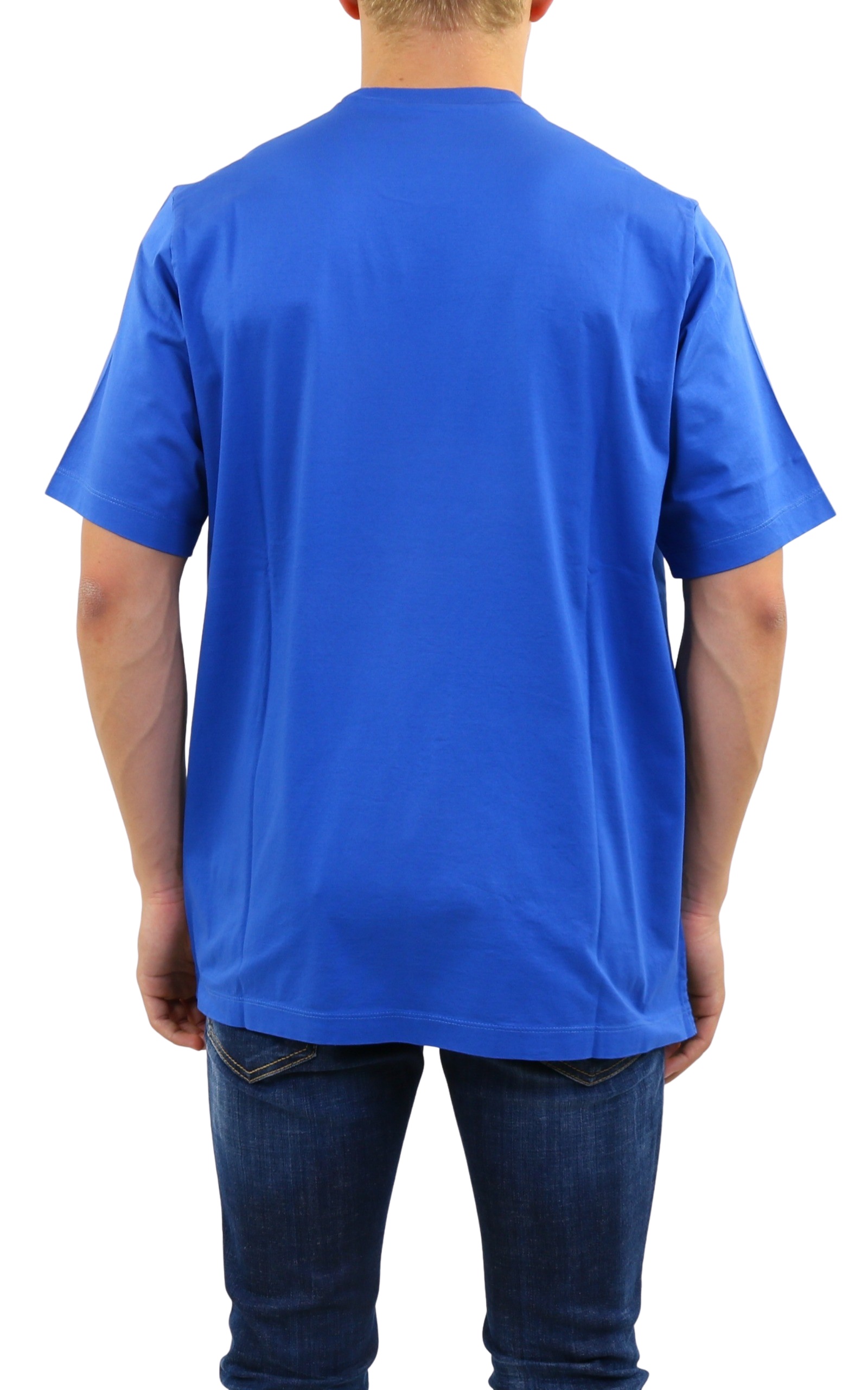 Dsquared2 T-shirt With Round Neck And Short Sleeves In Blue