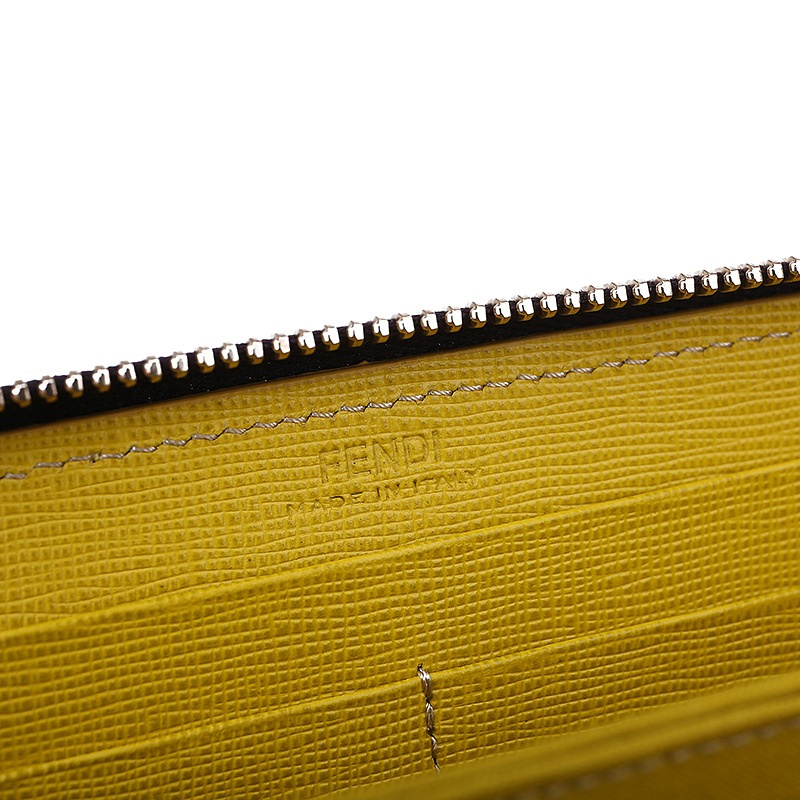 Fendi Gradient 'crayons' Wallet In Yellow