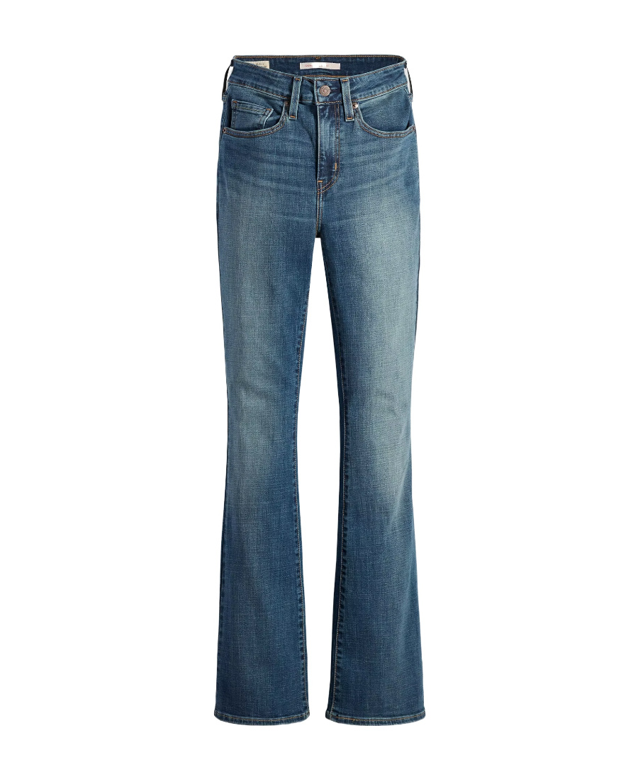 Shop Levi's 725 High-rise Boot-cut Jeans In Blue