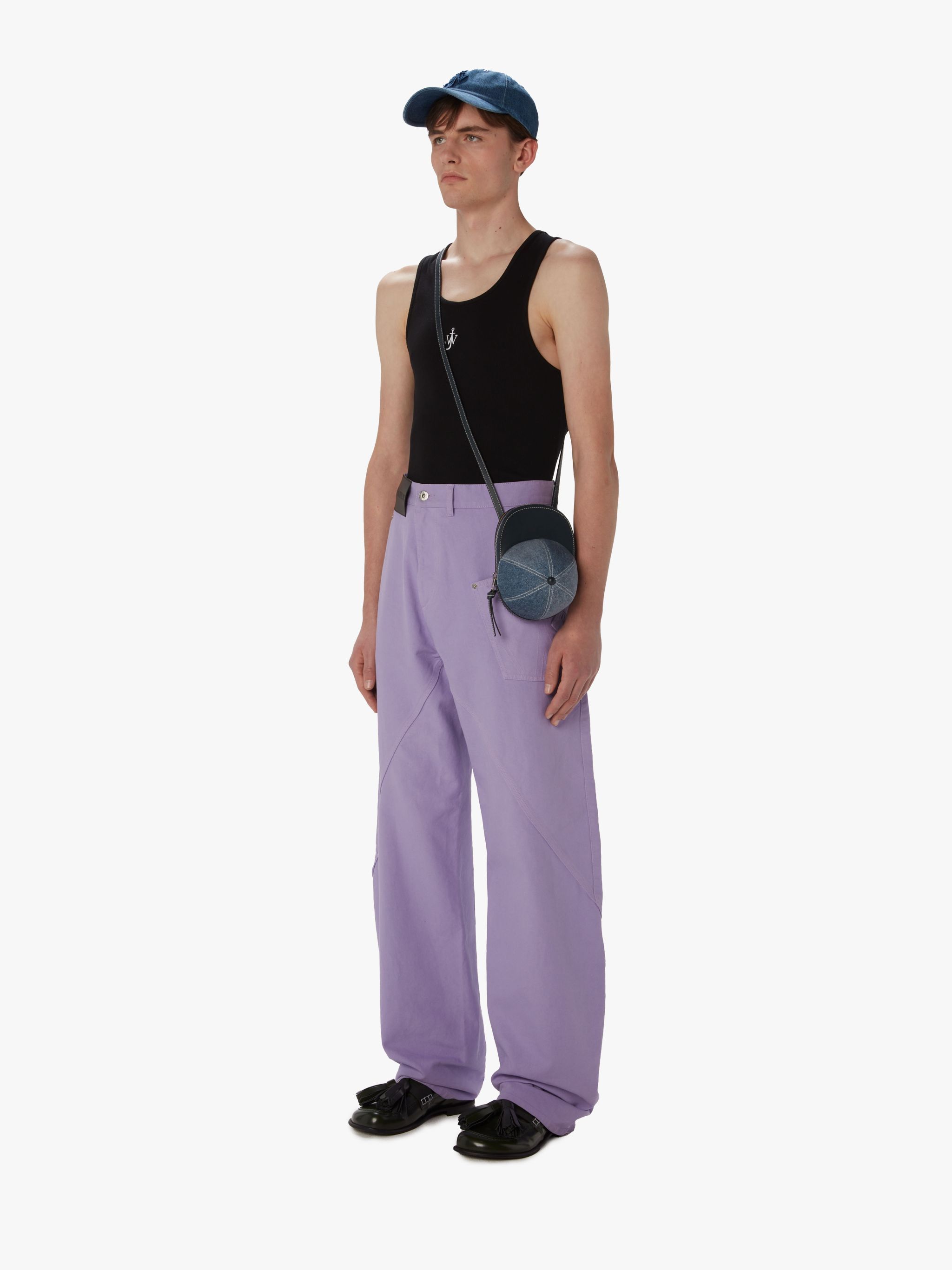 Shop Jw Anderson Basebal Cap-design Crossbody Bag