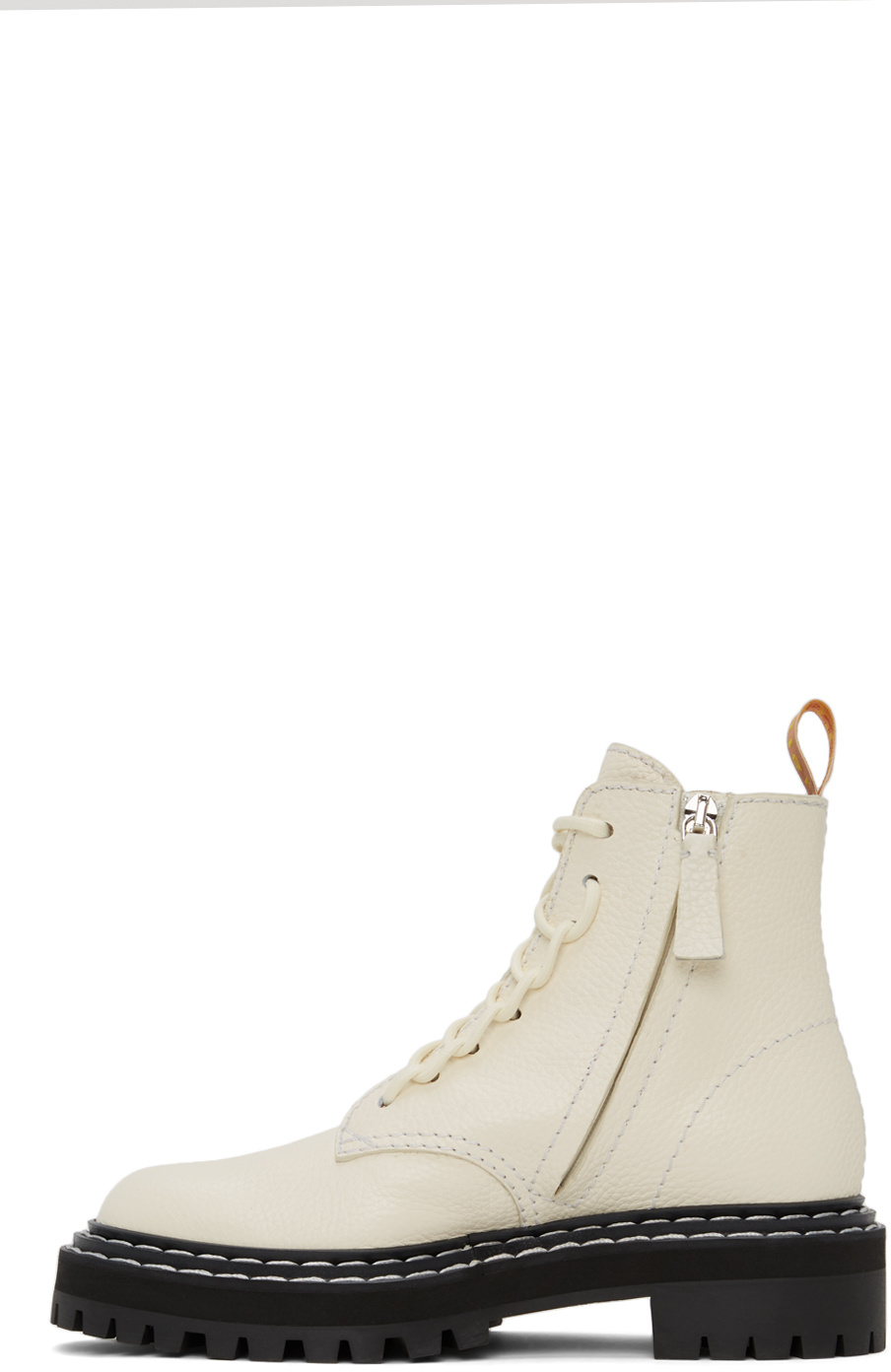 Proenza Schouler Lace-up Boots In Nude