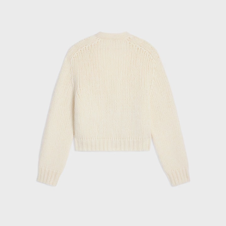 Celine Cardigan In Cashmere And Silk In Neutral