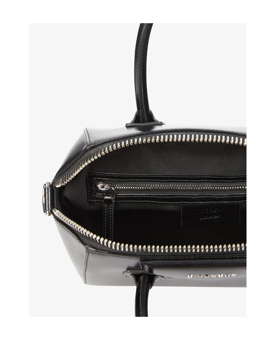 Givenchy Calf Leather Antigona Small Bag Handbag In Black