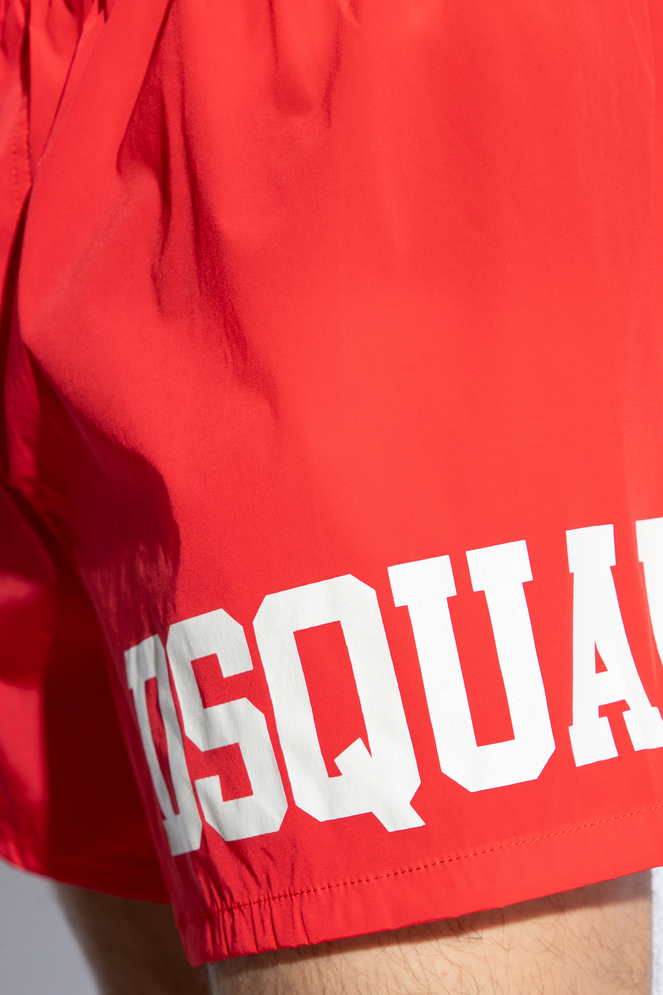 Dsquared2 Logo-print Swim Shorts In Red