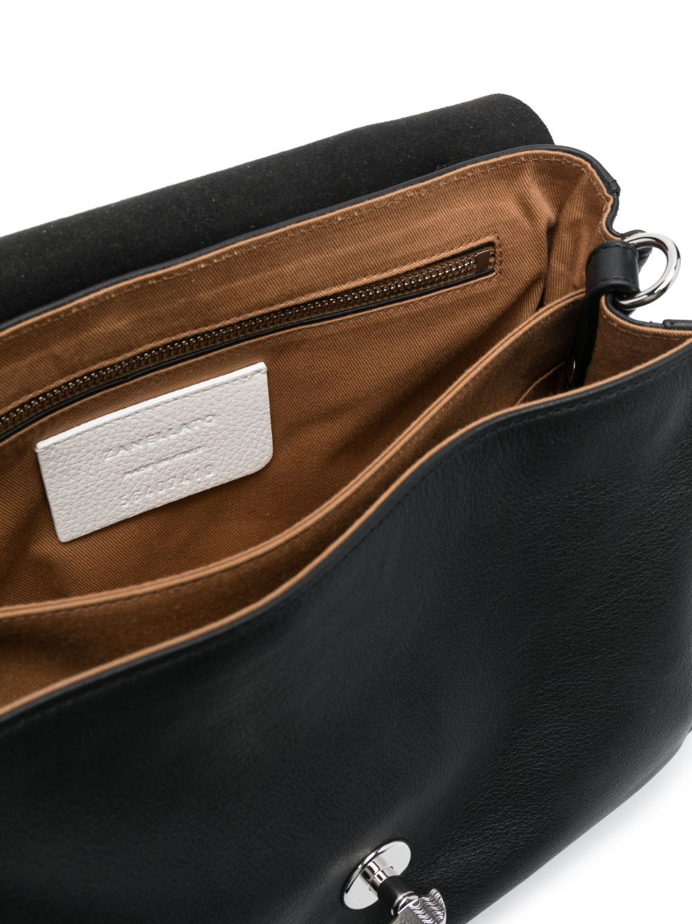 Zanellato Postina Leather Tote Bag In Black