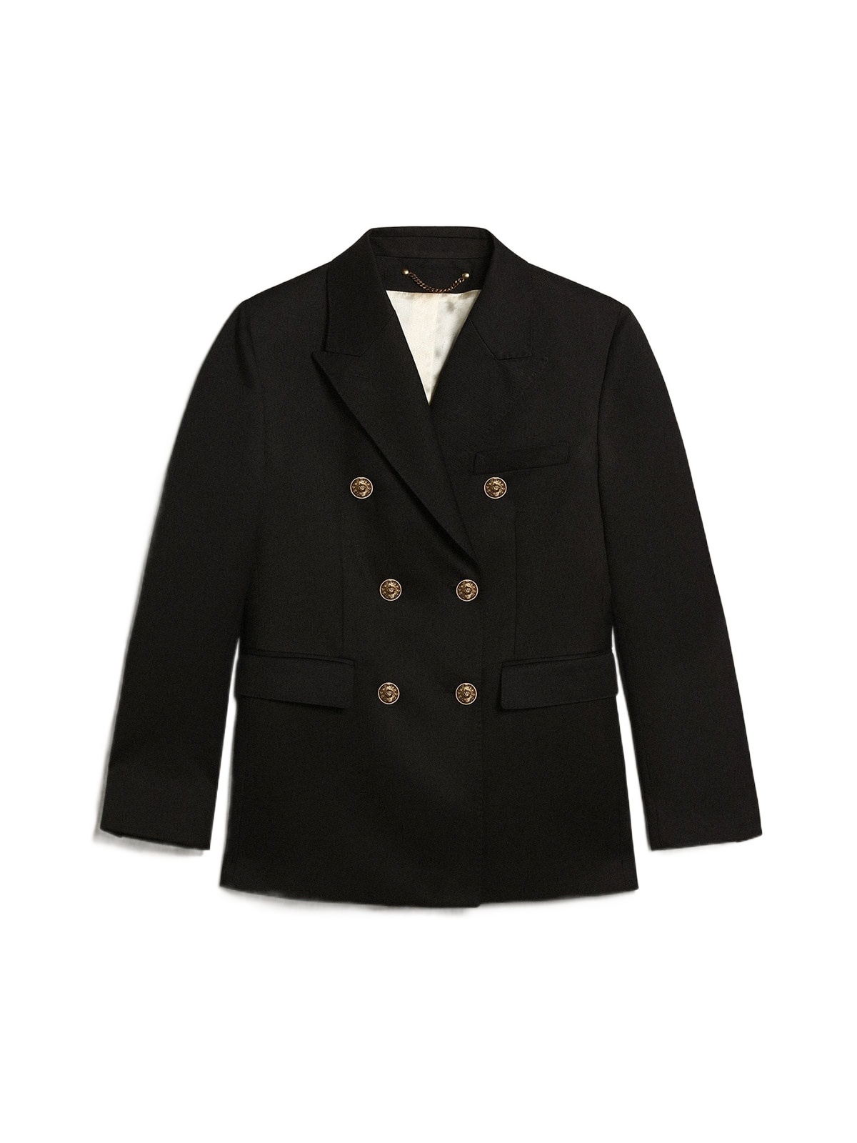 Golden Goose Diva Double-breasted Jacket In Black