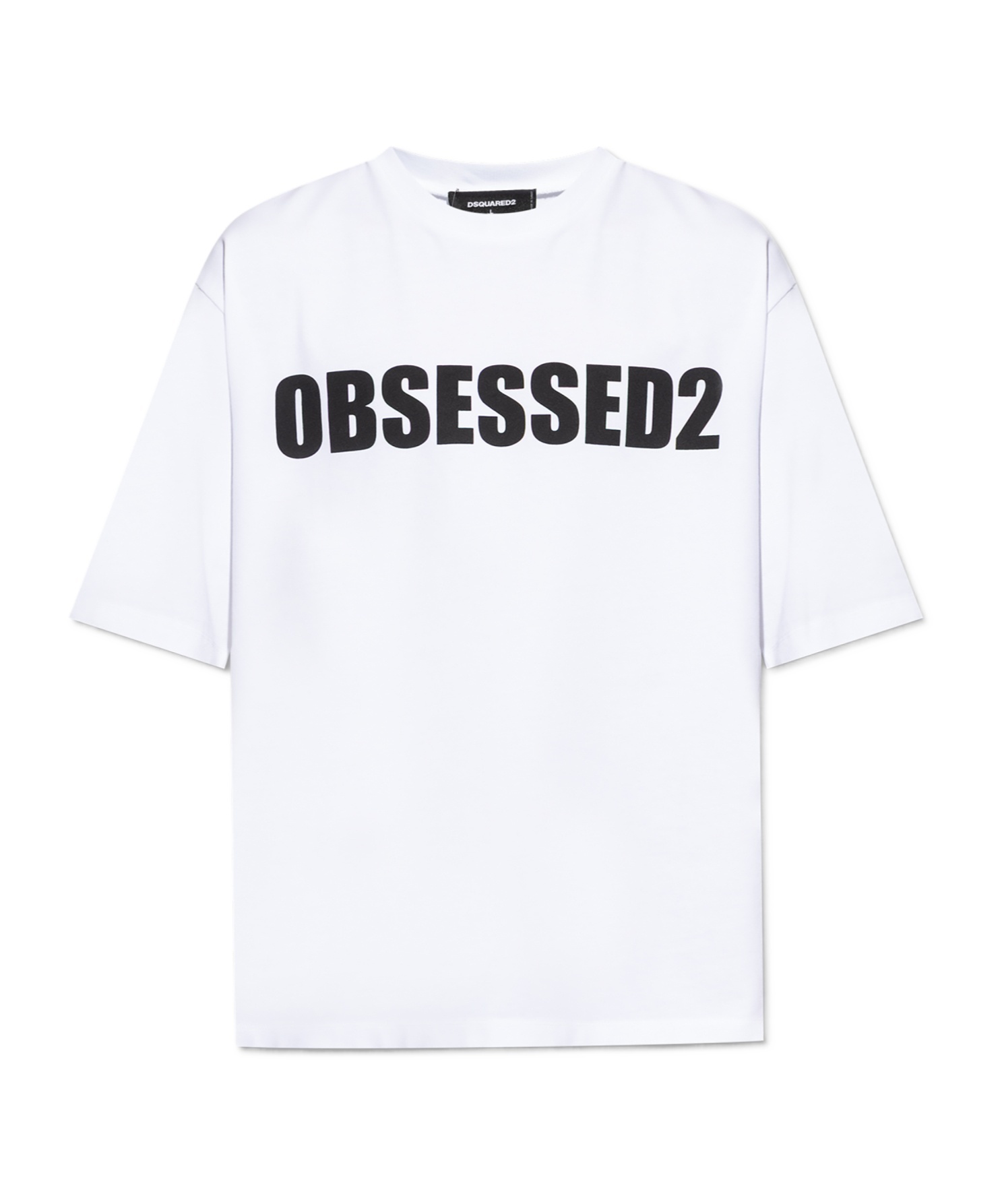 Dsquared2 Loose Fit Crew-neck T-shirt With Print In White