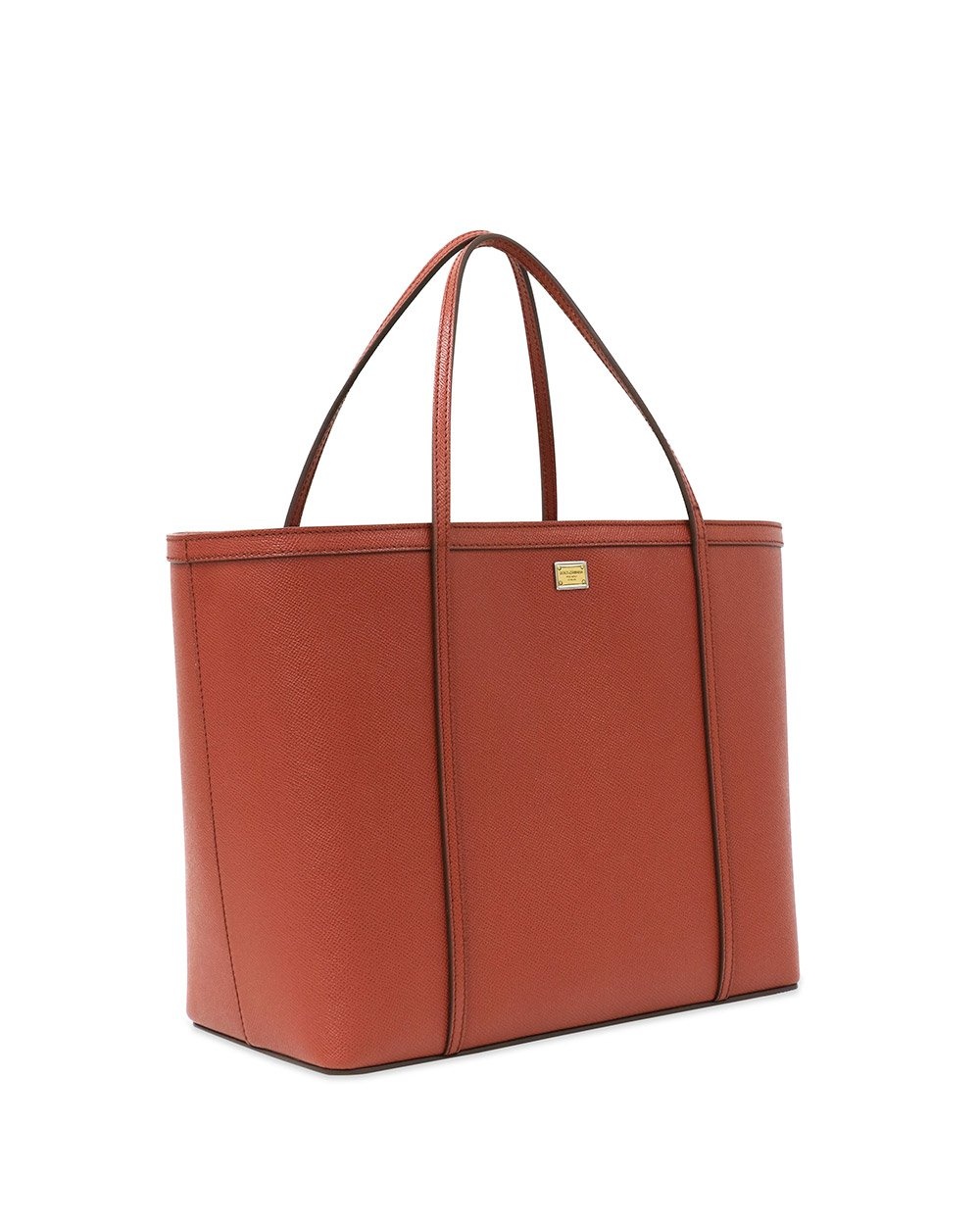 Dolce & Gabbana Logo Details Handbag In Red