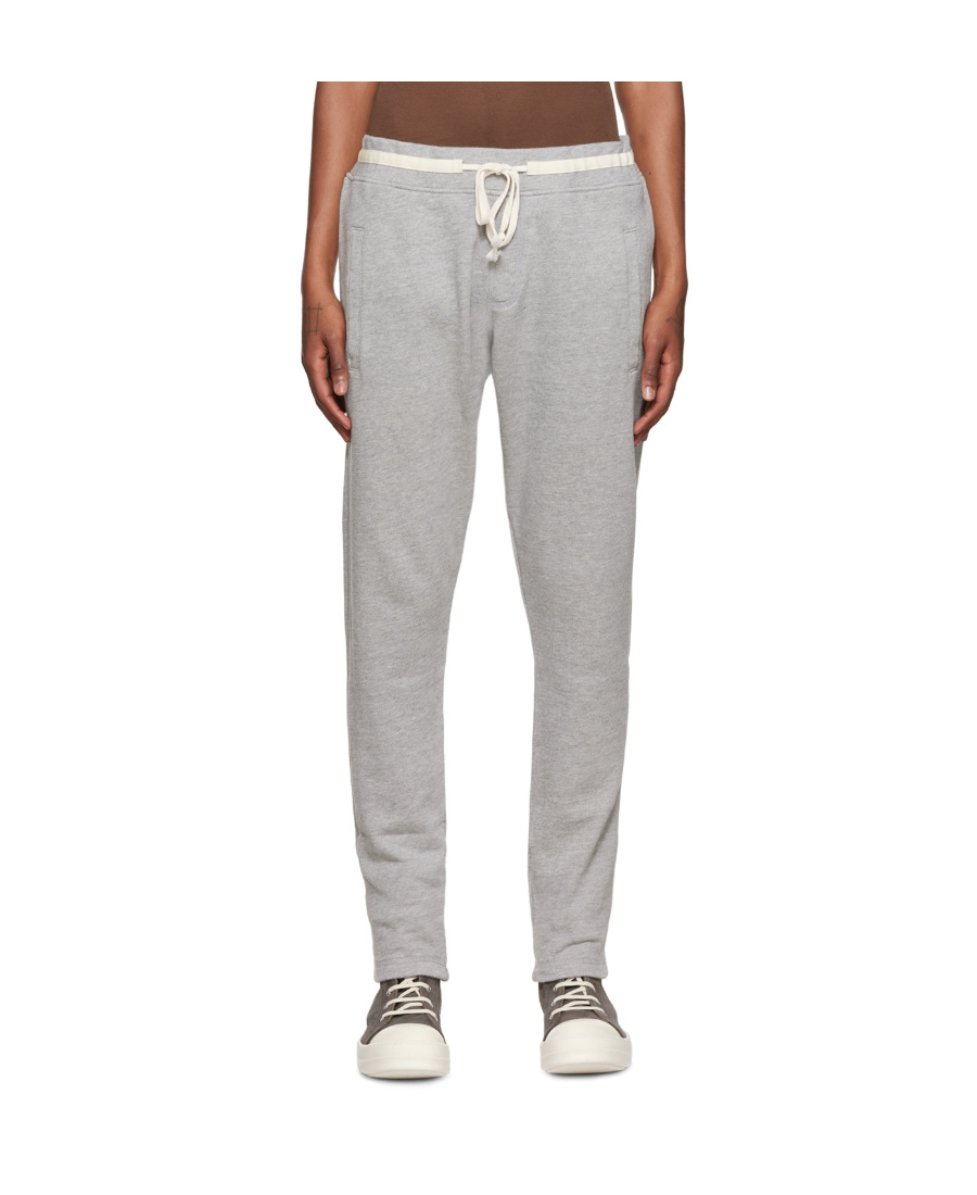 Greg Lauren Strap-up Sweatpants In Gray