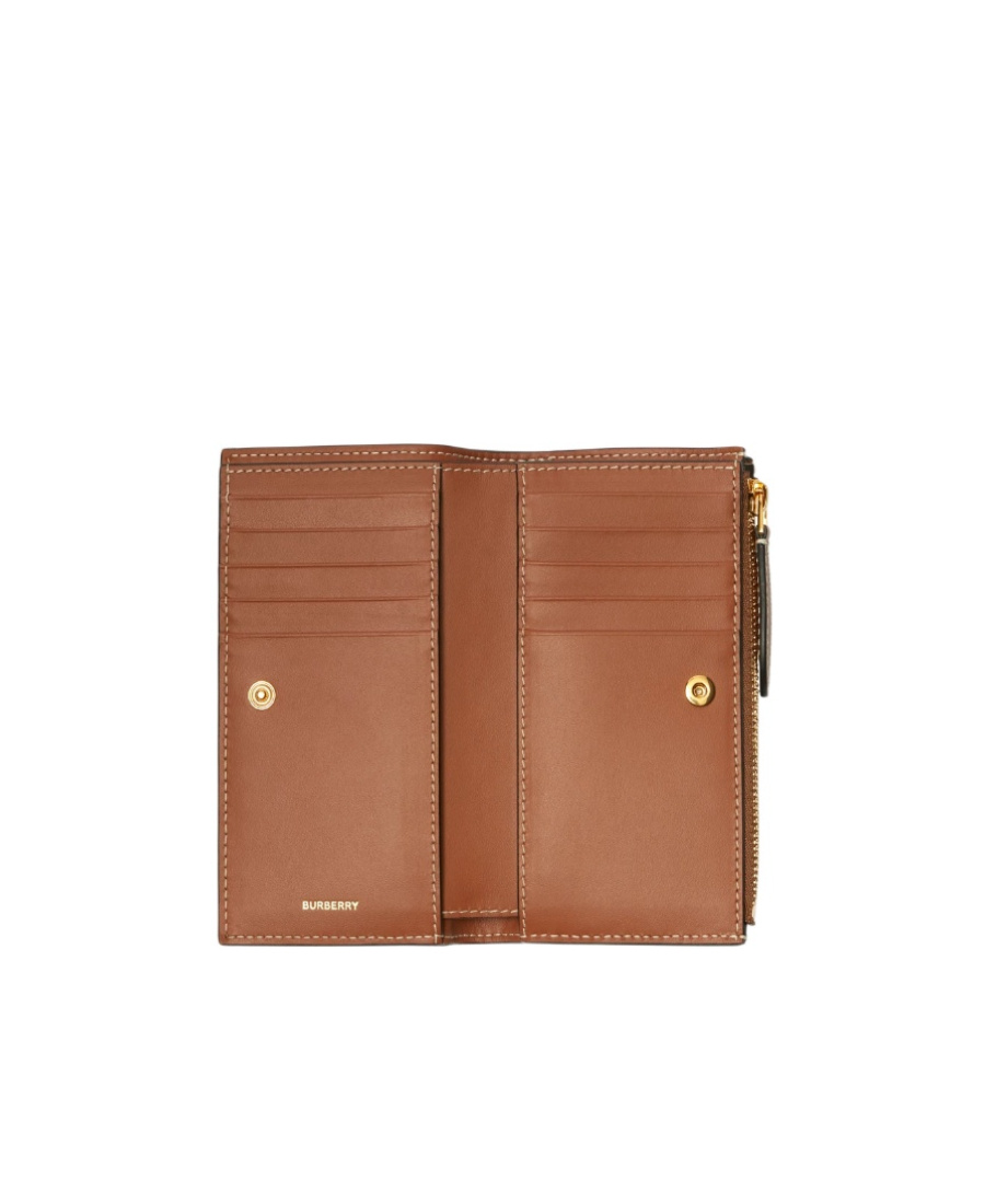 Burberry Vintage Check-pattern Bi-fold Wallet In Nude