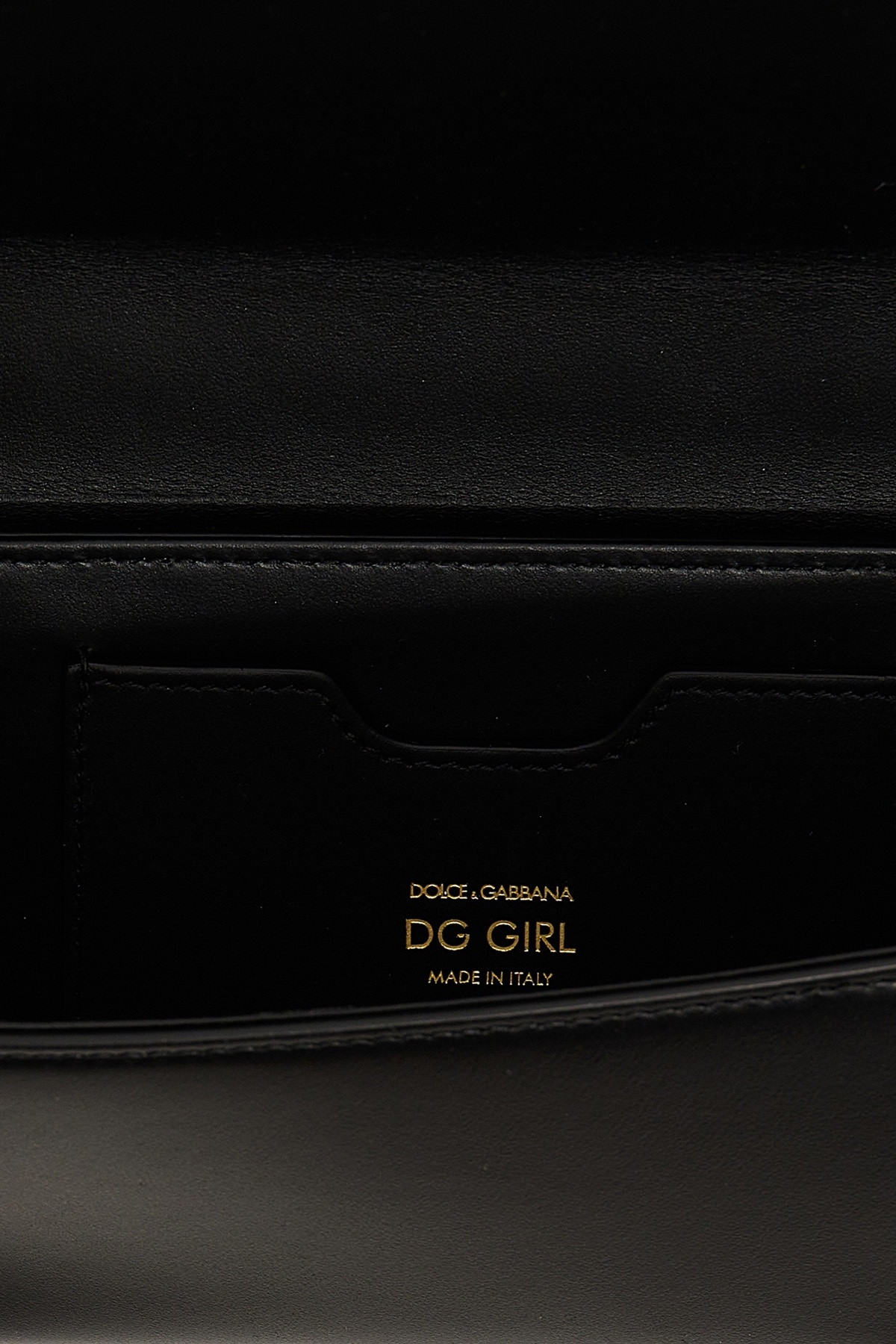 DOLCE & GABBANA DG GIRLS LEATHER CROSSBODY BAG 