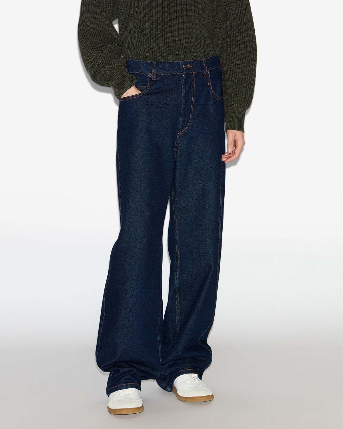 Isabel Marant Jameson Wide-leg Jeans In Black