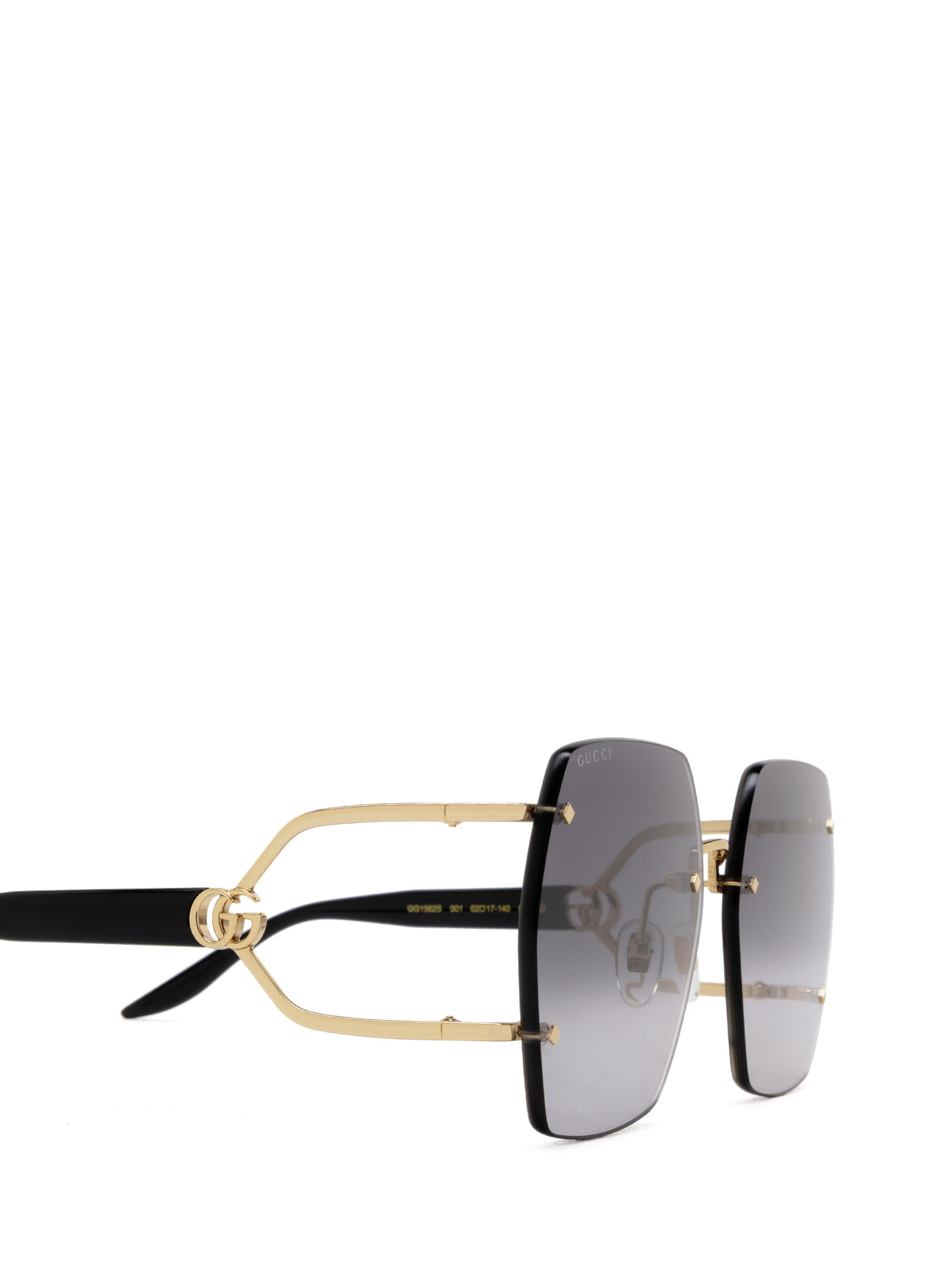Gucci Double G Oversize-frame Sunglasses In Gray