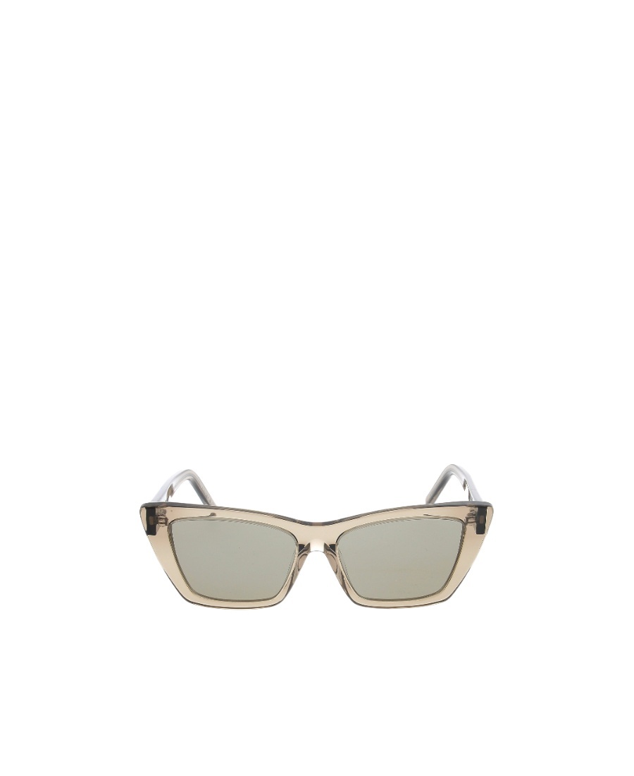 Saint Laurent Sl 276 Mica Cat-eye Sunglasses In Nude