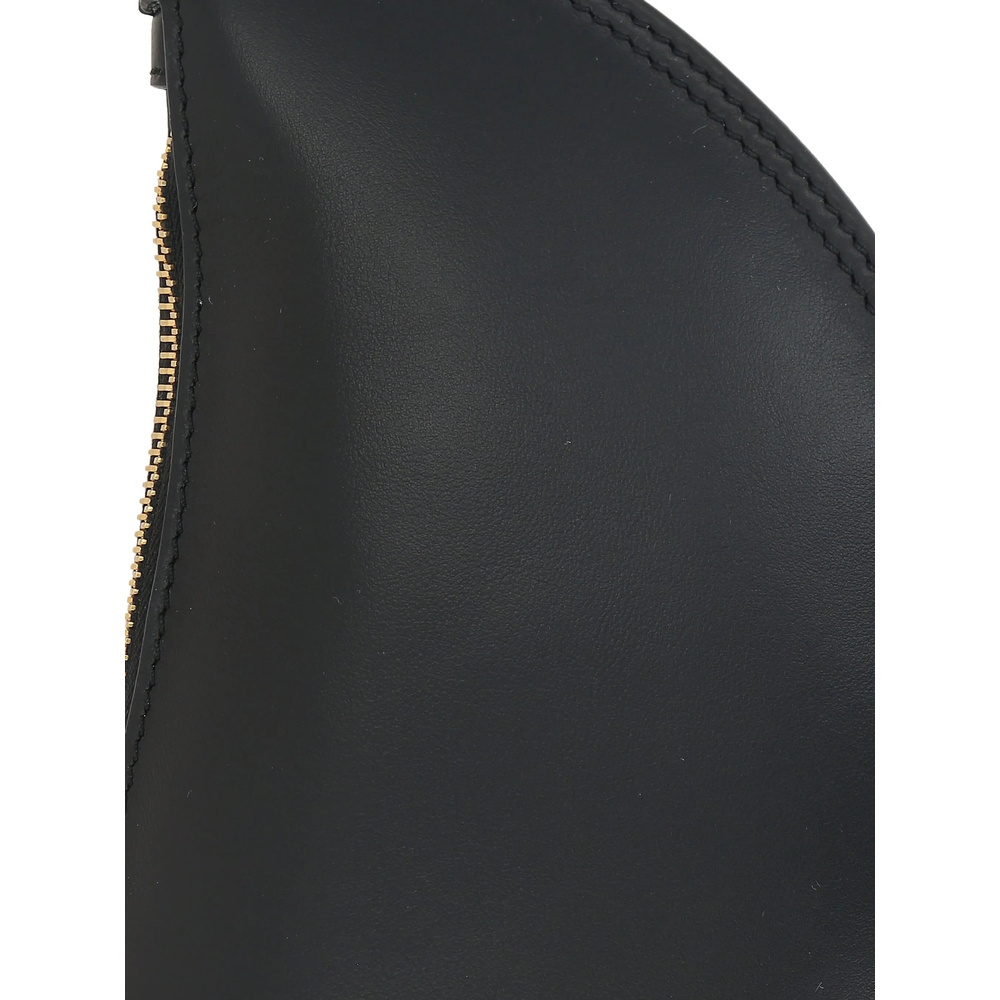 Chloé Black Nappa Leather Chloe Icons Shoulder Bag In Black