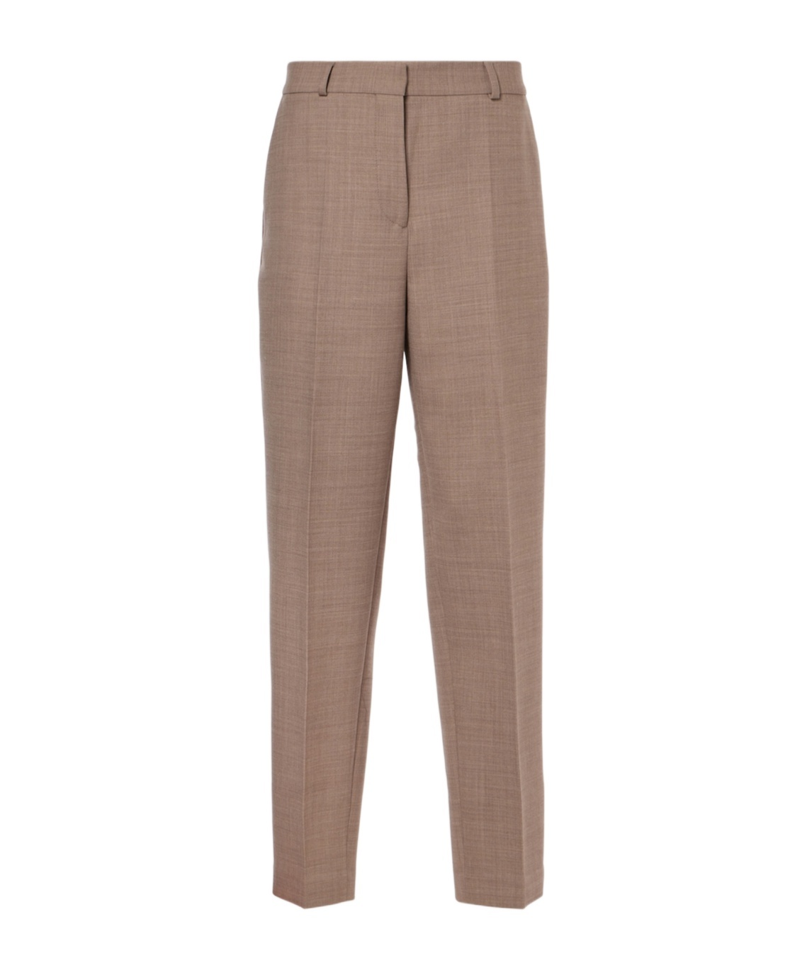 Totême Low-rise Straight Pants In Brown