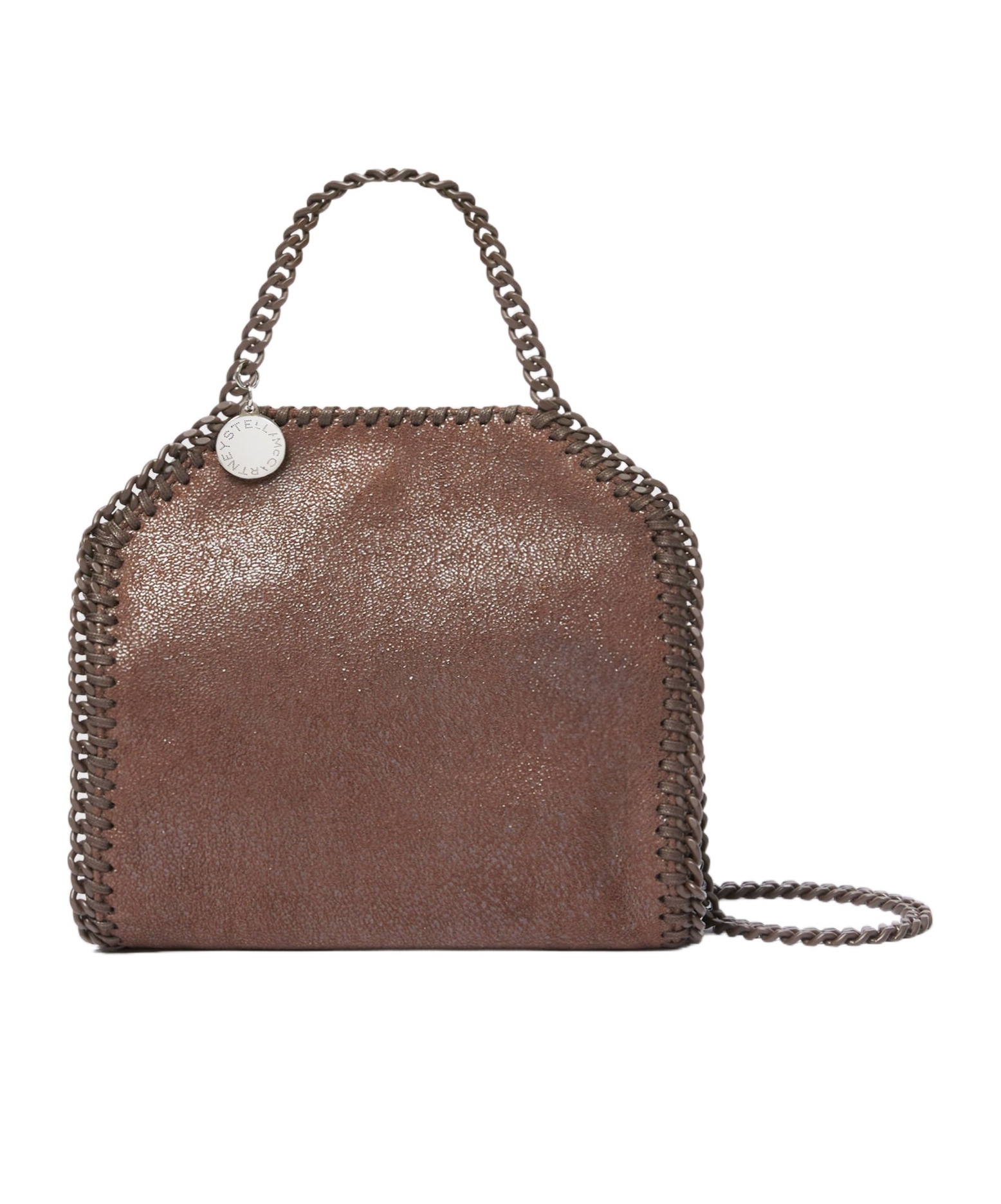 Stella Mccartney Falabella Mini Enamel Tote Bag In Multicolor