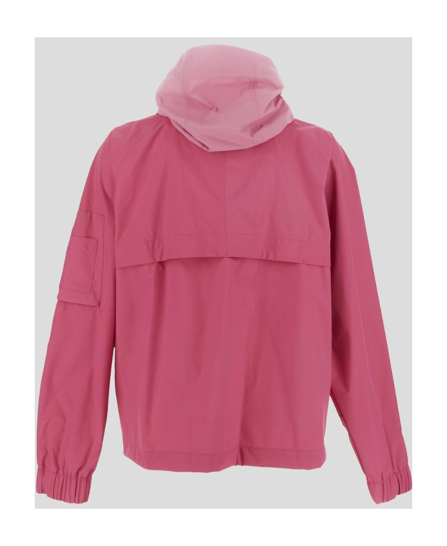 K-way Hooded Long-sleeved Casual Jacket In Red