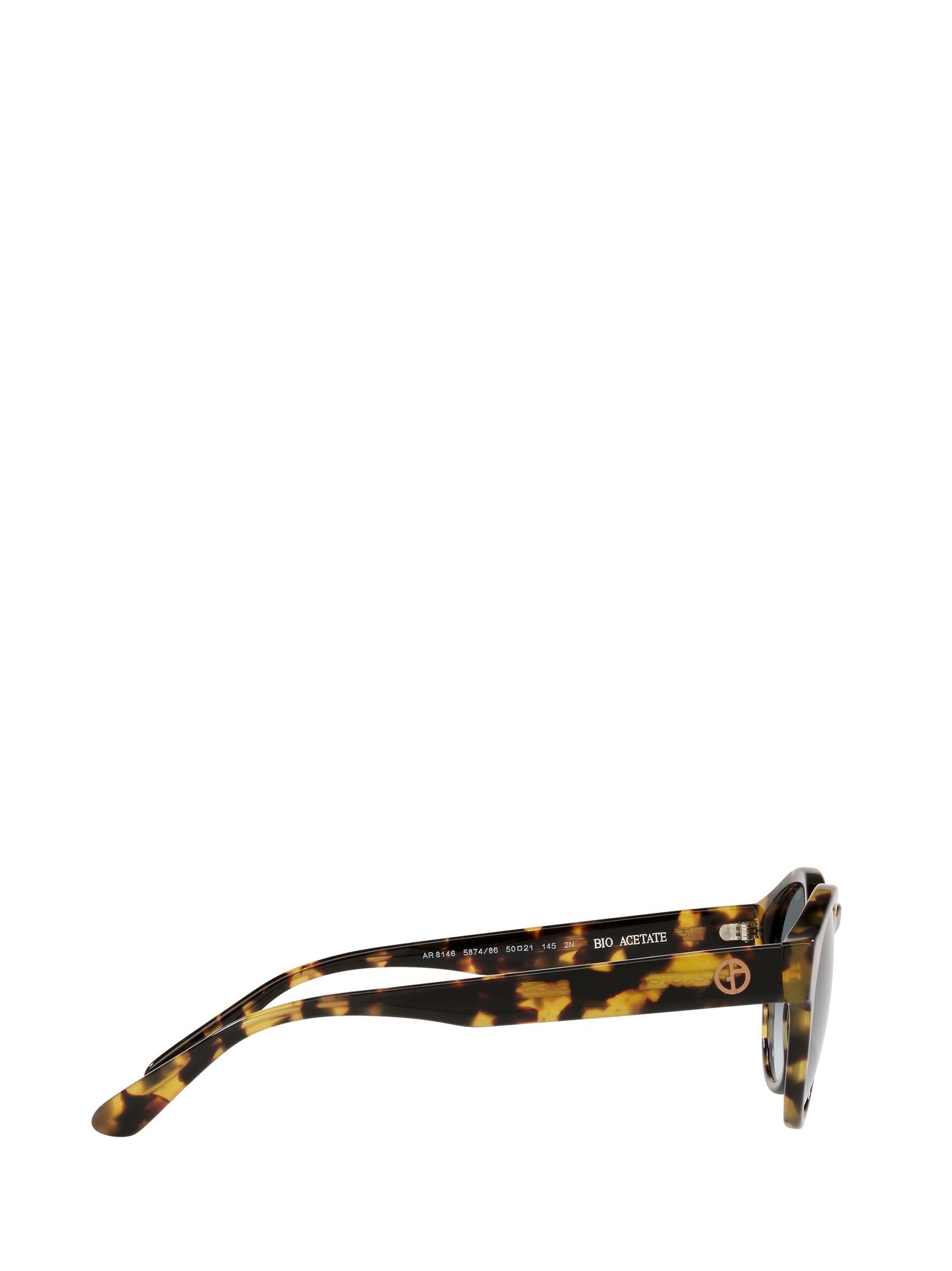 Giorgio Armani Logo Glasses In Gray