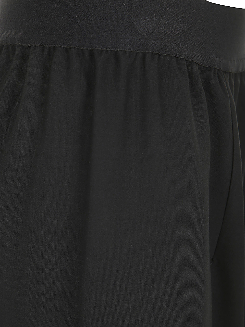 Maria Calderara Elastic Waist Casual Pants In Black