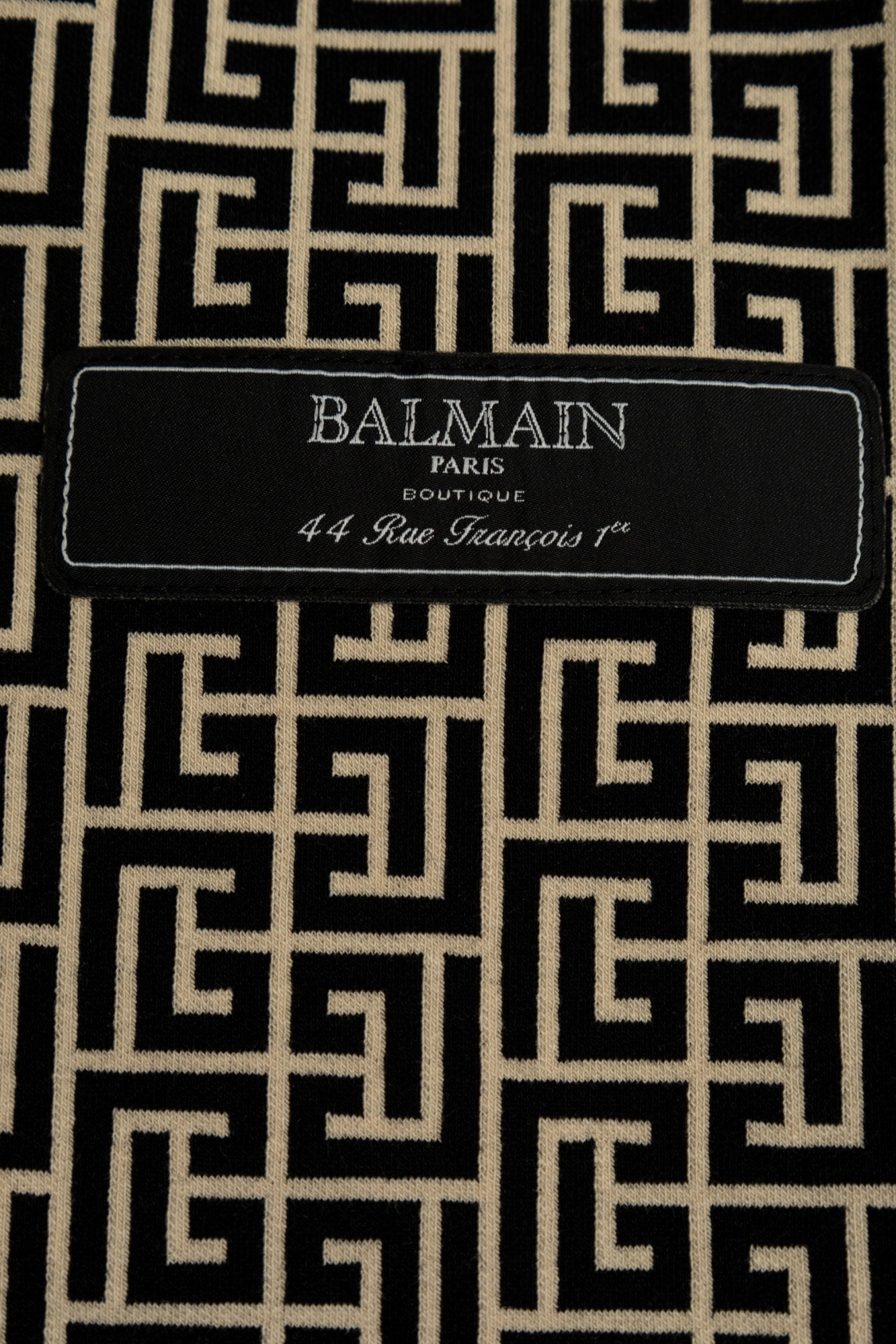 Balmain Elastic Waist Casual Pants In Black