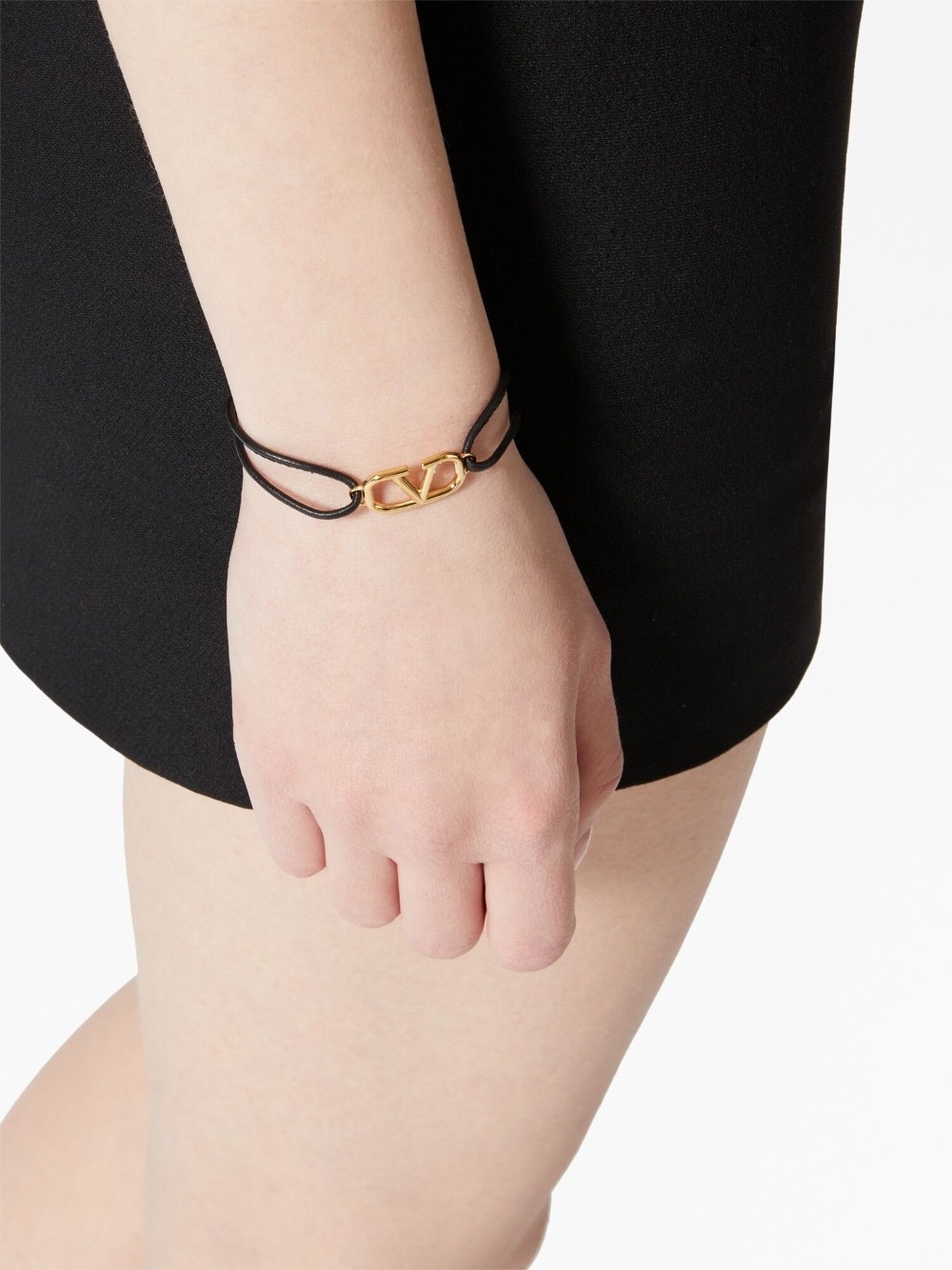 VALENTINO GARAVANI VLOGO SIGNATURE CORD BRACELET
