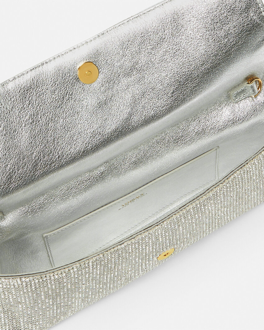 Versace Clutch With Shimmering Crystals