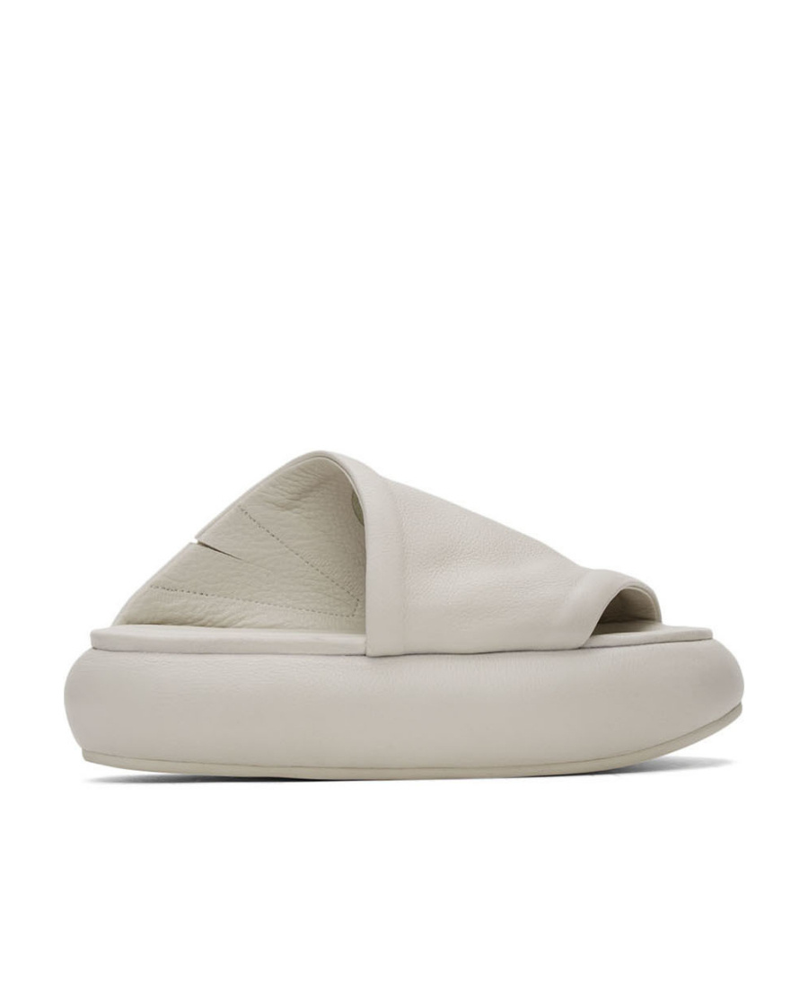 Marsèll Round-headed Open-toed Thick-soled Slippers In Nude