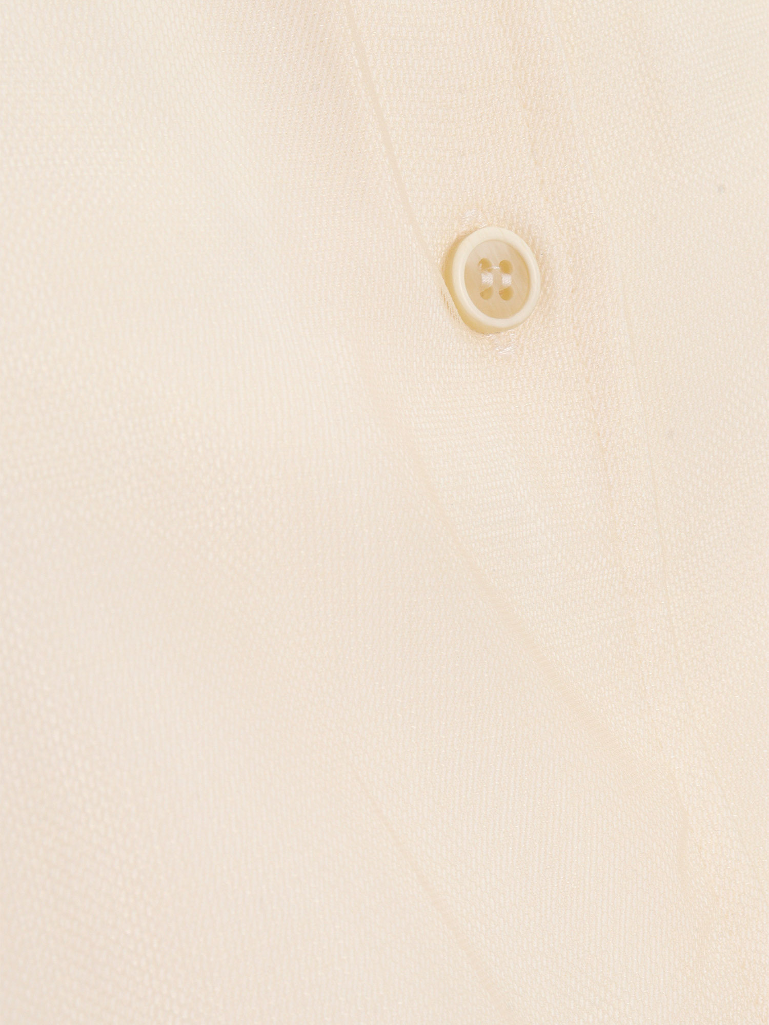 Fabiana Filippi Viscose Linen Short Sleeve Shirt With Bottom Drawsting In Nude