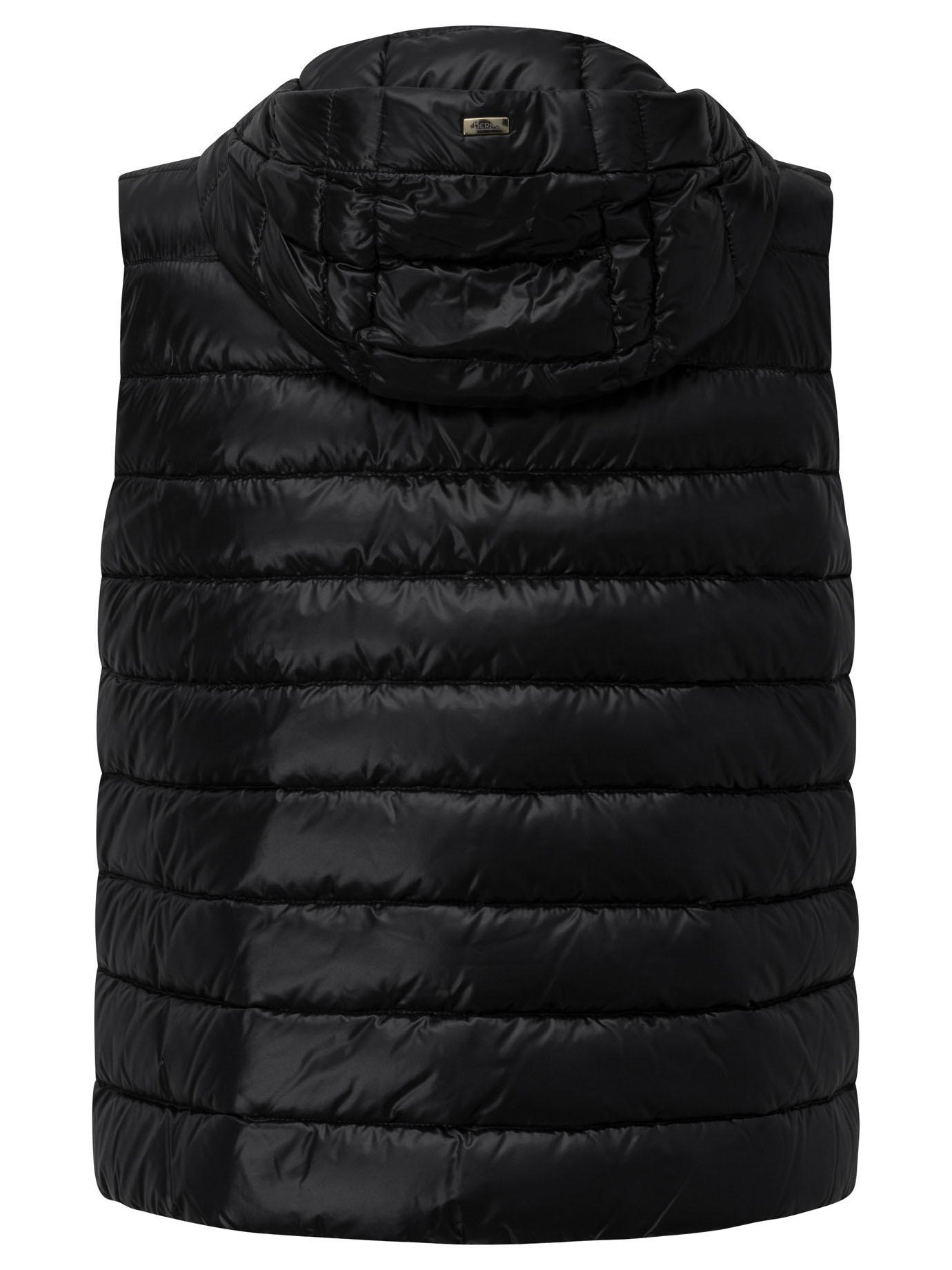 Herno Short Down Jacket In Black