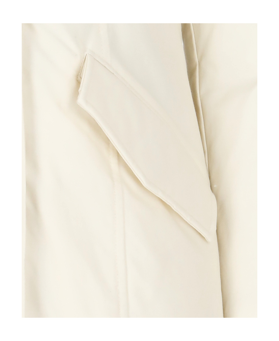 Shop Woolrich Hooded Padded Parka Coat In White