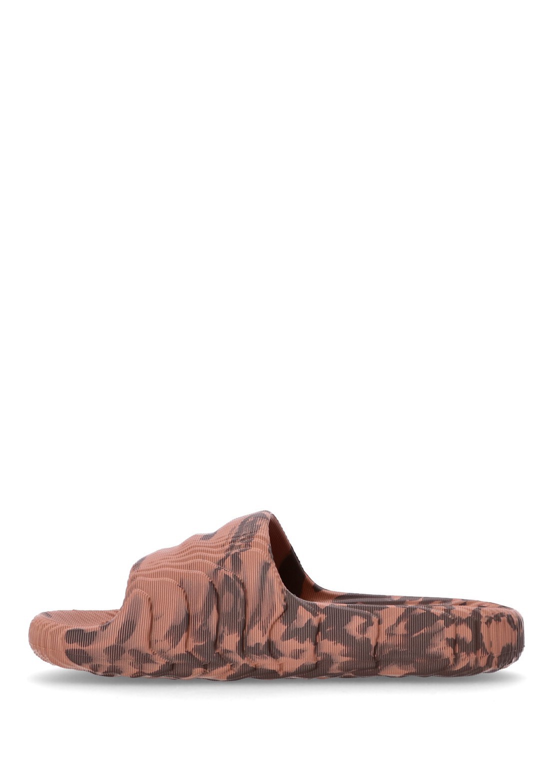 Adidas Originals Round Head Flat-soled Slippers In Brown
