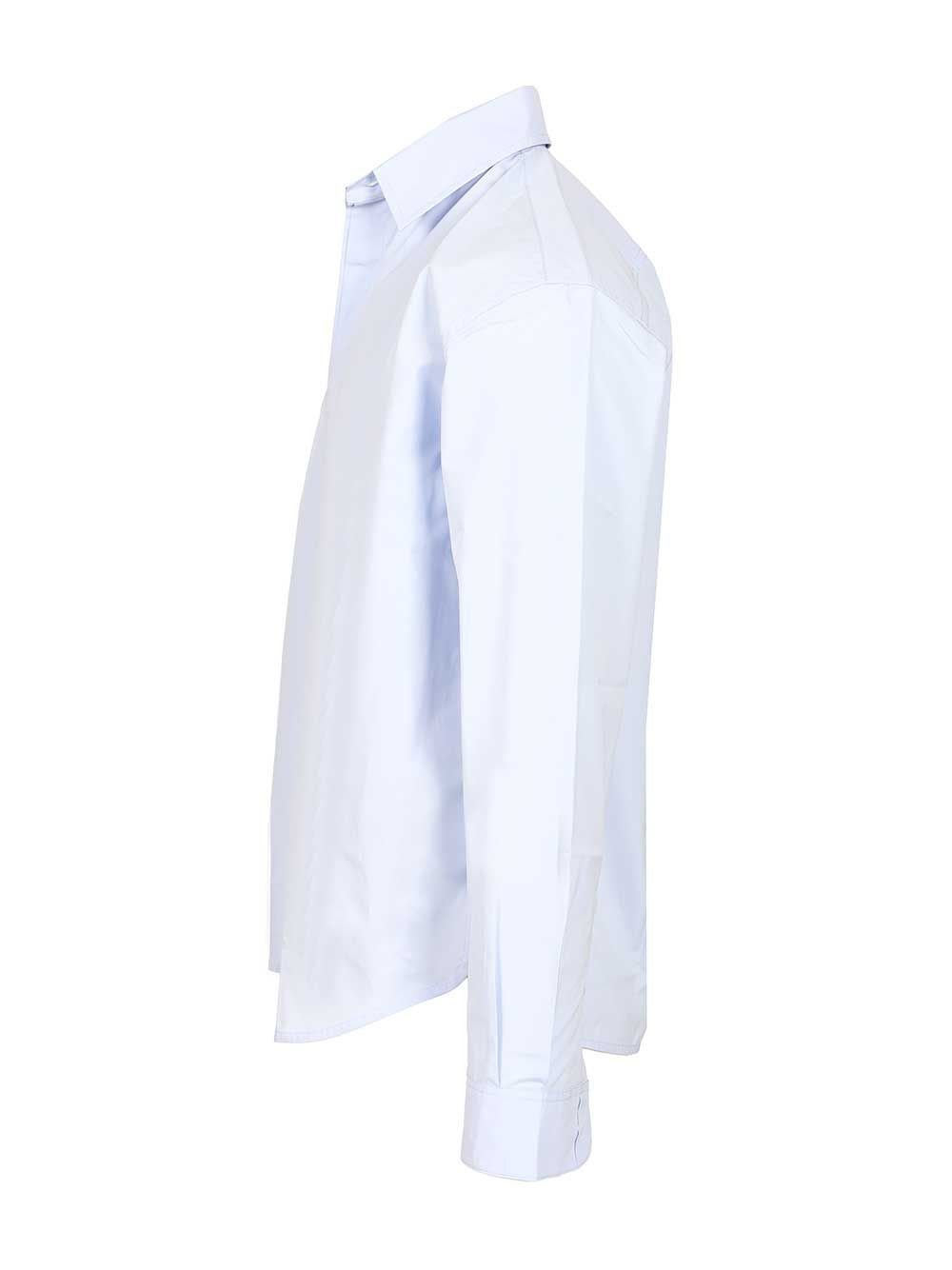 Jacquemus Long Sleeve Shirt In Blue