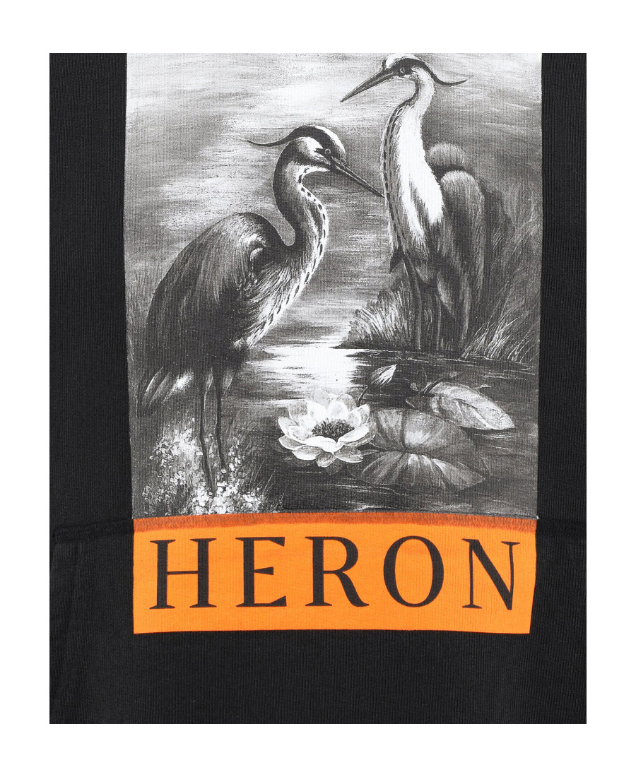 Heron Preston Graphic-print Hoodie In Black