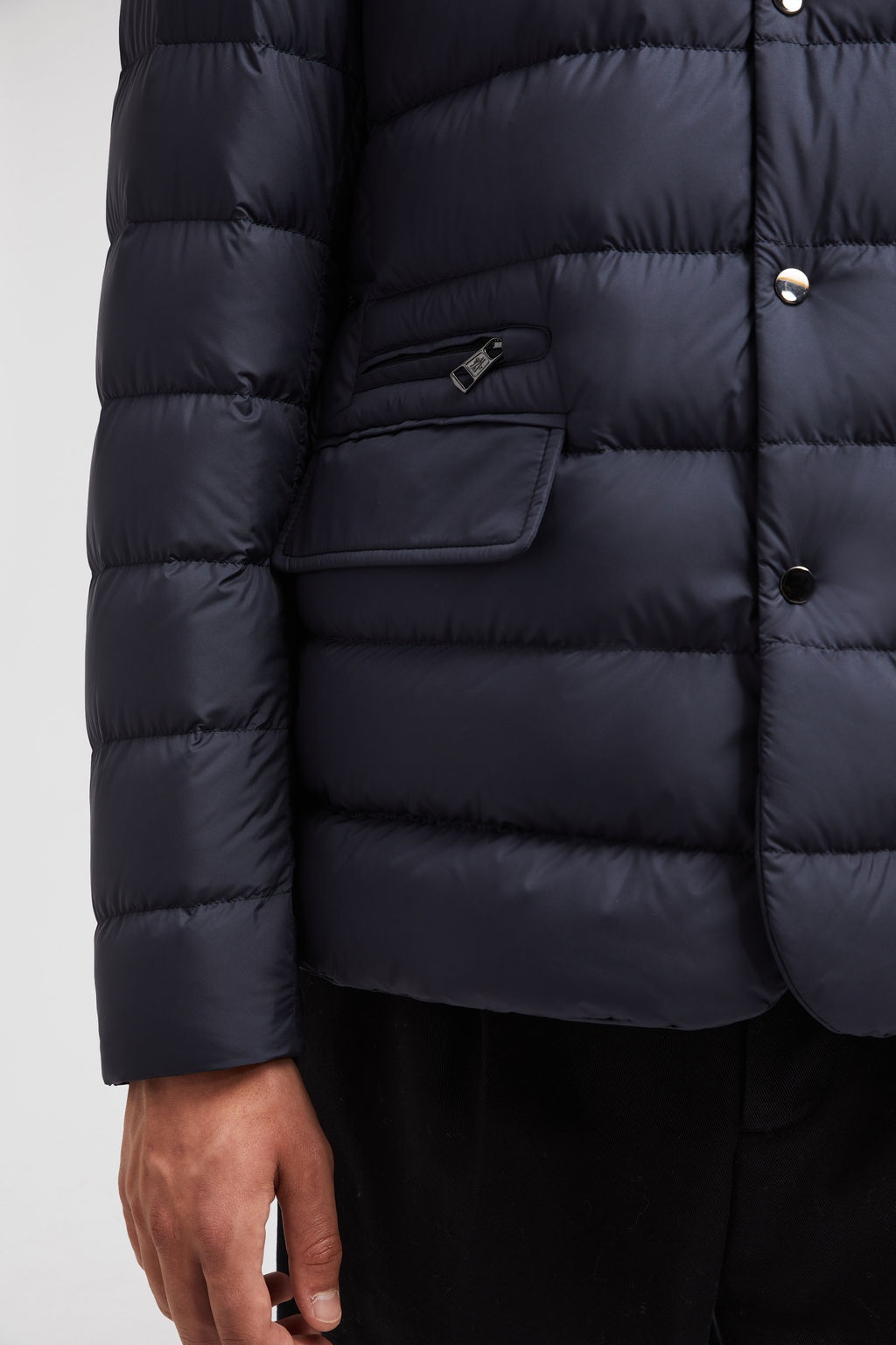 Shop Moncler Malinvern Down Jacket In Blue